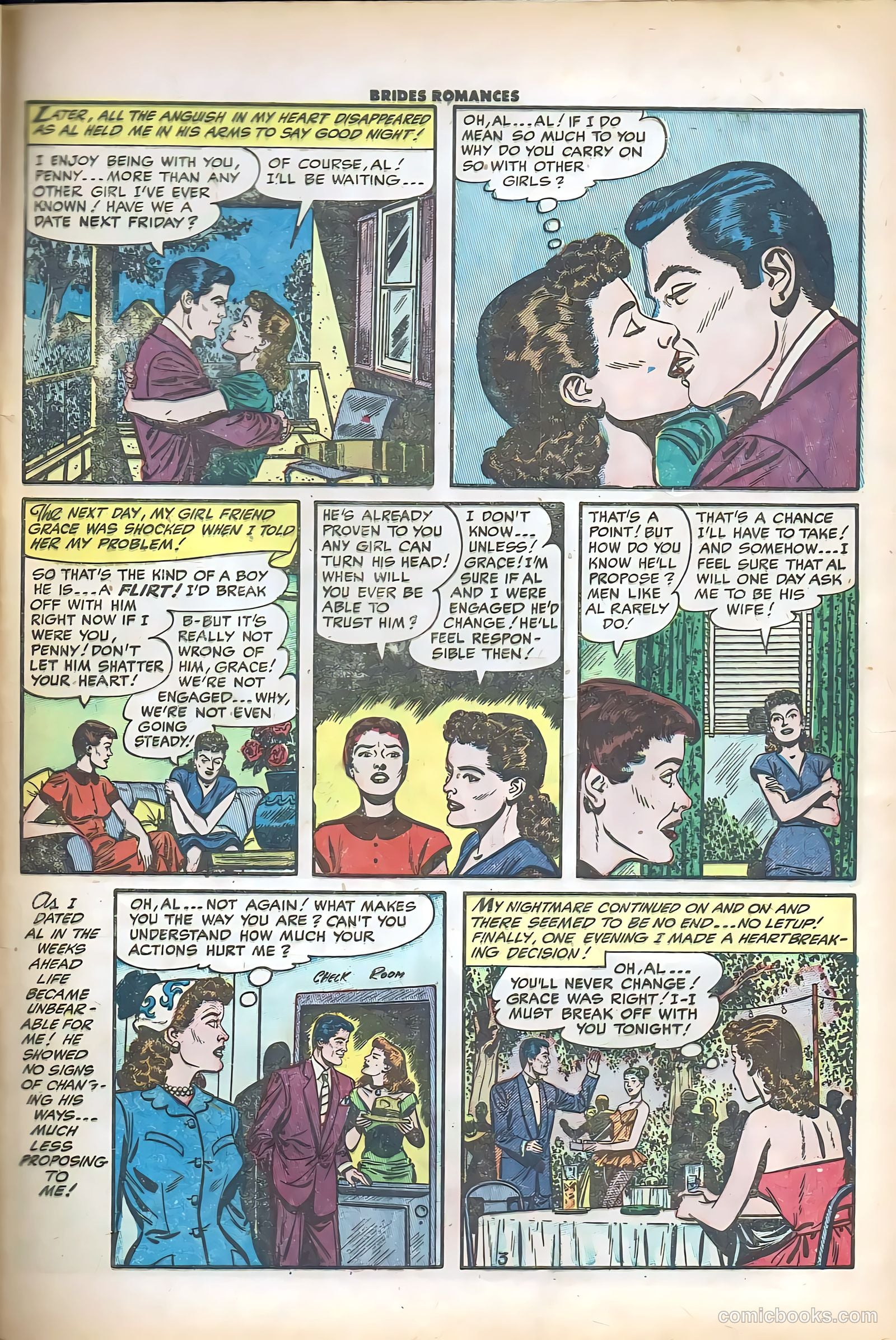 Brides Romances #8 (1954) — page 29 of 36