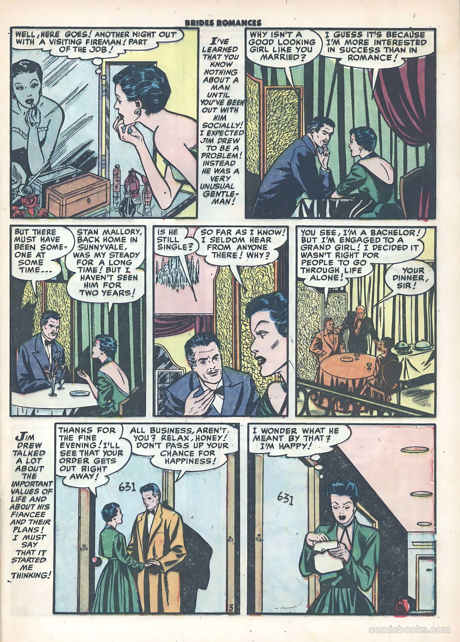 Brides Romances #9 (1955) — page 5 of 36