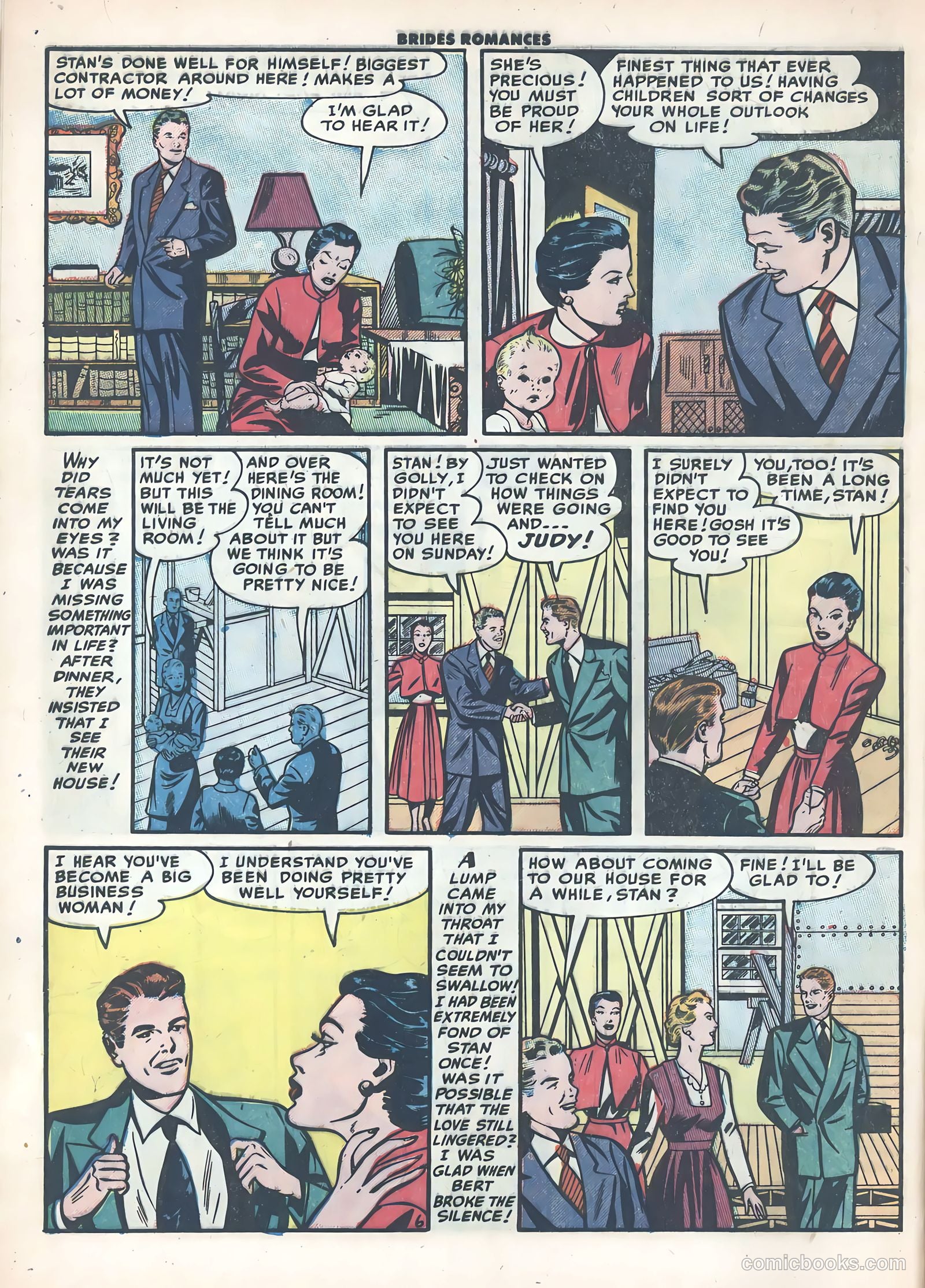 Brides Romances #9 (1955) — page 8 of 36
