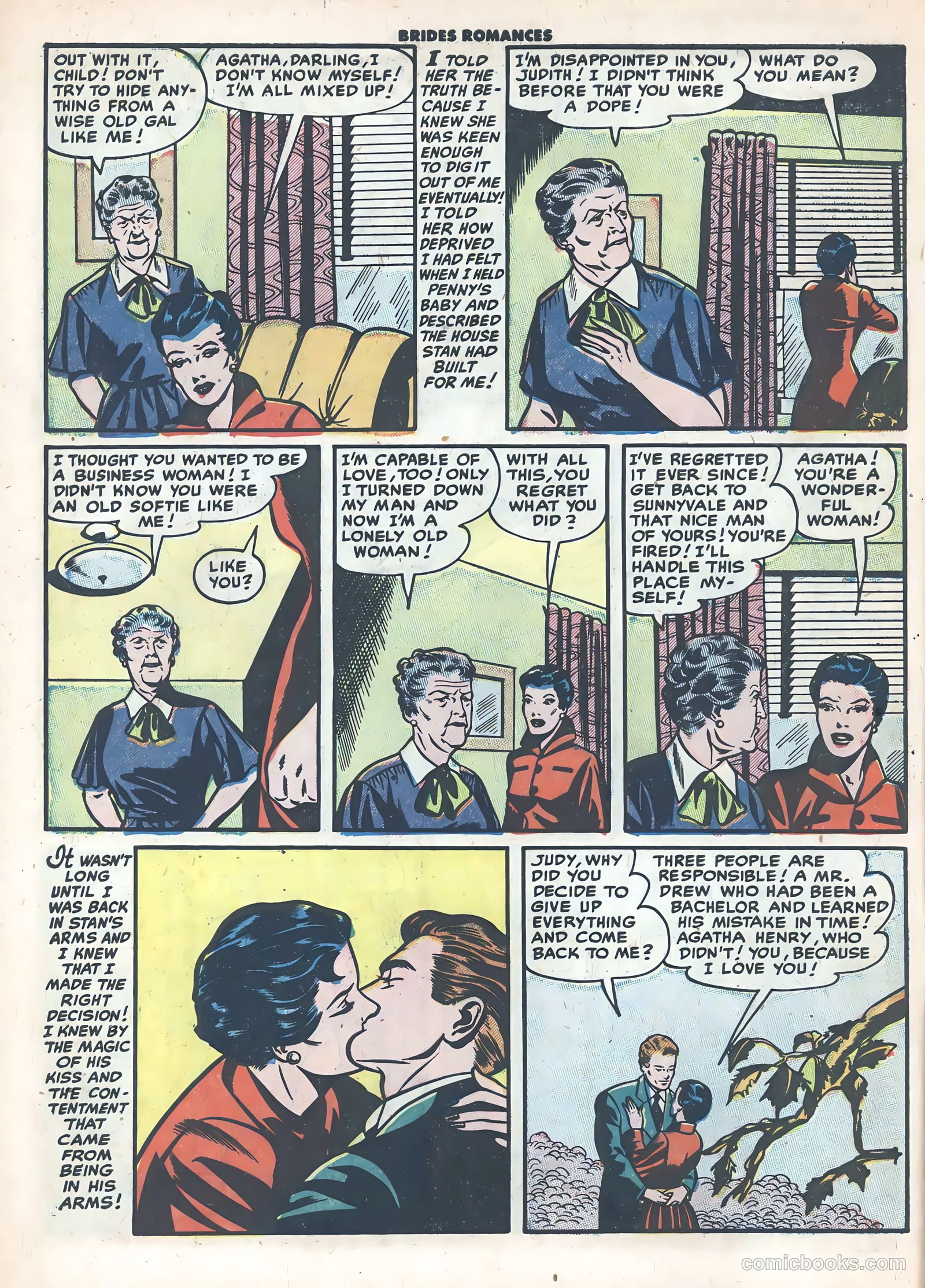 Brides Romances #9 (1955) — page 10 of 36
