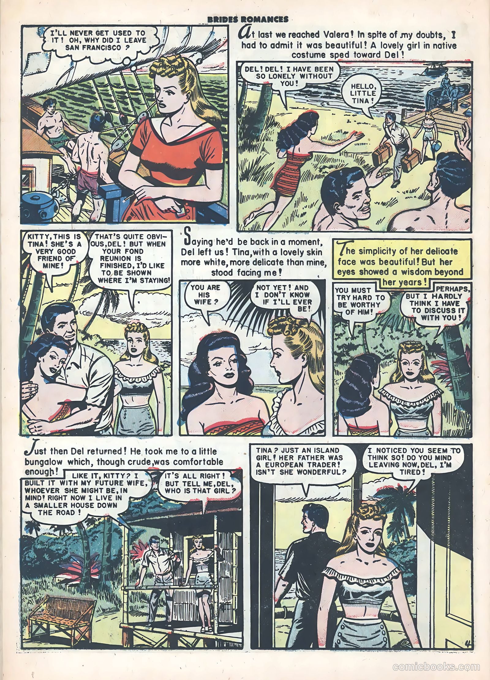 Brides Romances #9 (1955) — page 14 of 36