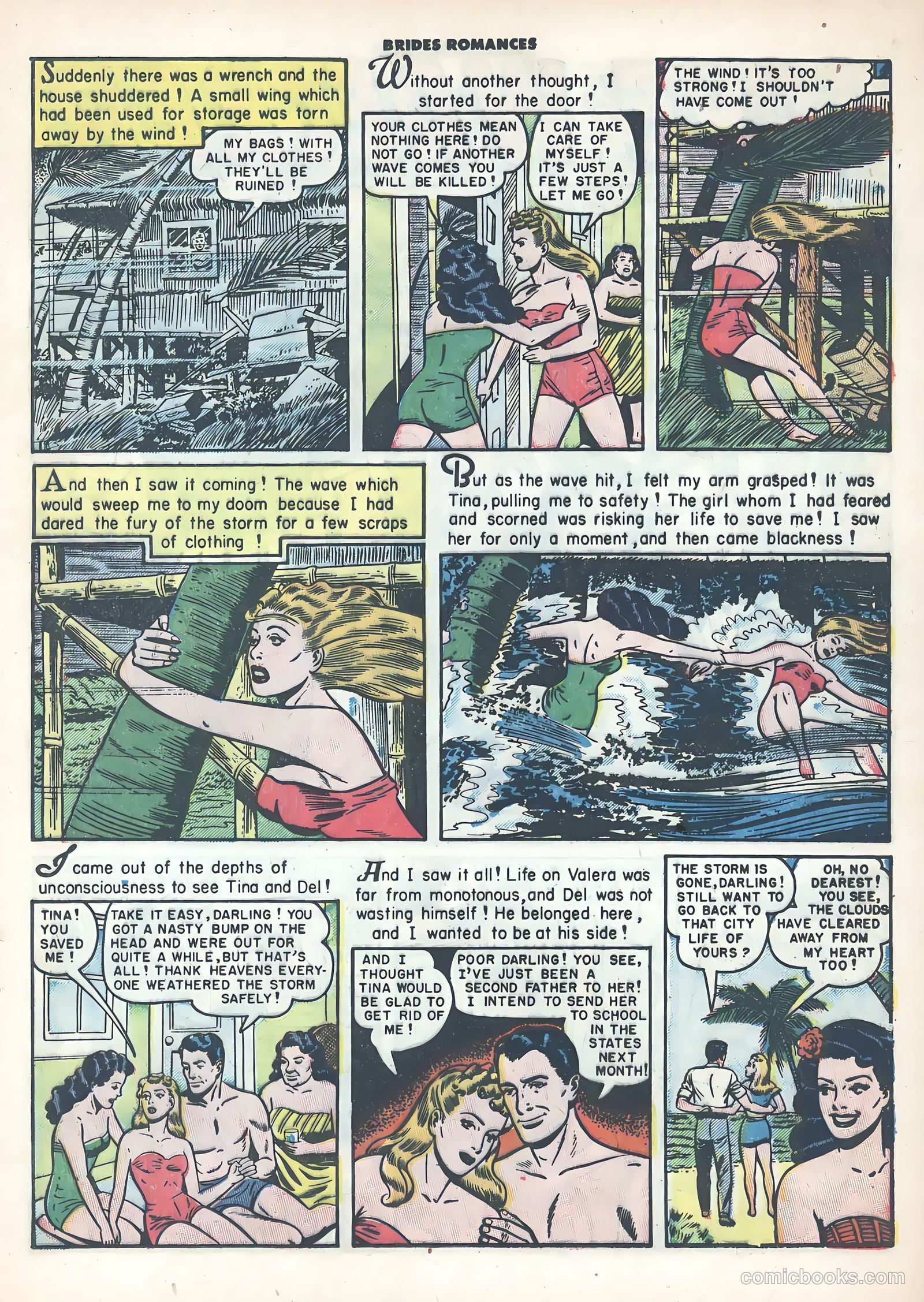 Brides Romances #9 (1955) — page 17 of 36