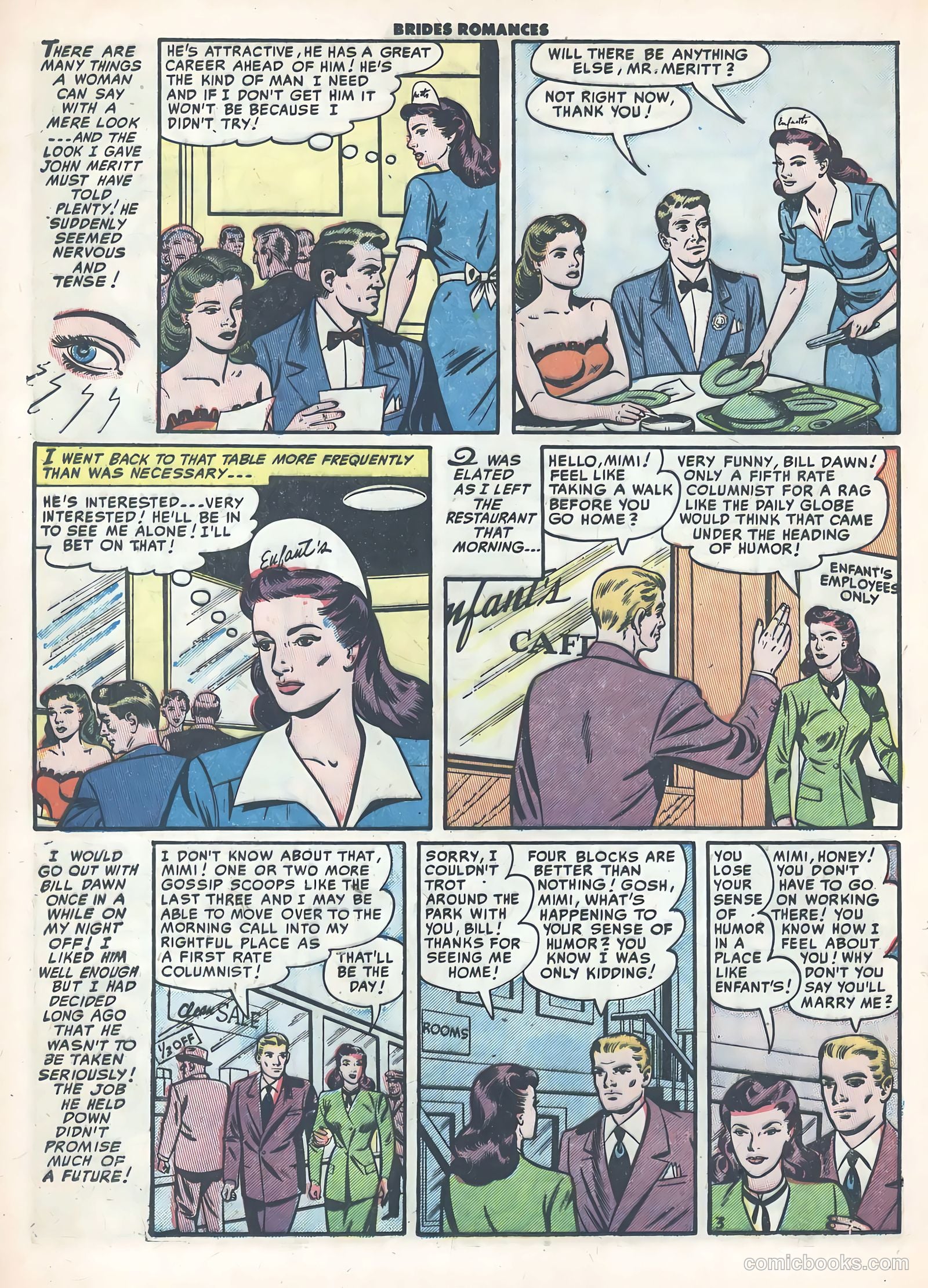 Brides Romances #9 (1955) — page 20 of 36