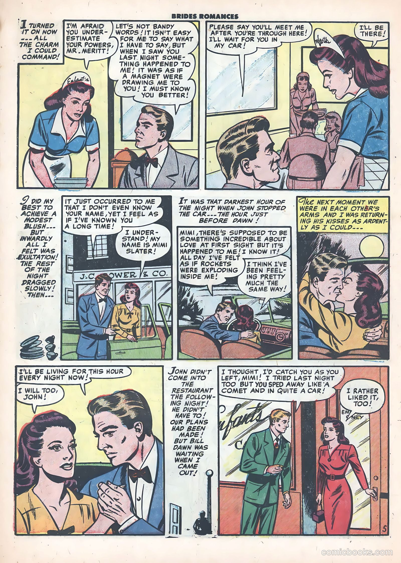 Brides Romances #9 (1955) — page 22 of 36