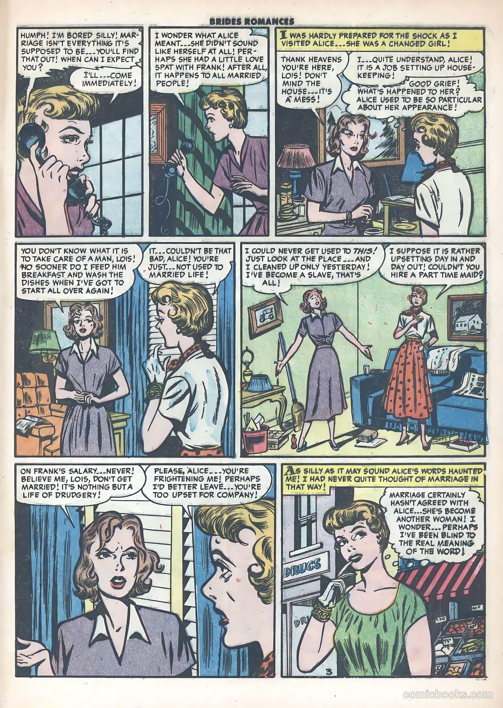 Brides Romances #9 (1955) — page 29 of 36