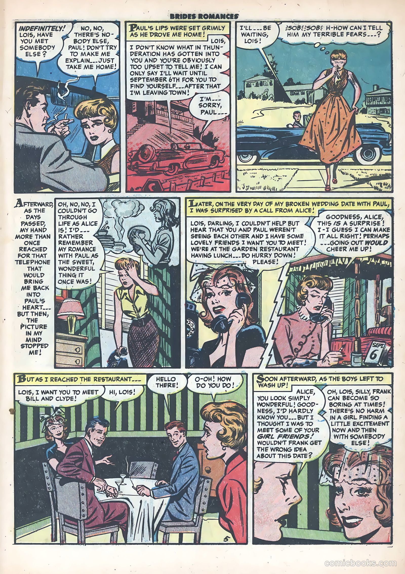 Brides Romances #9 (1955) — page 31 of 36
