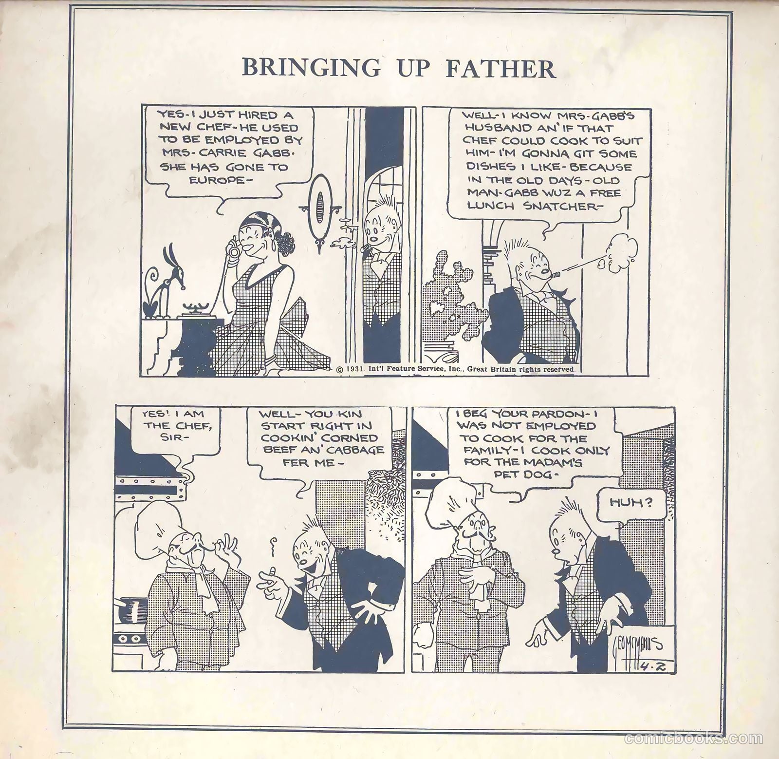 Bringing Up Father #22 (1932) — page 21 of 49
