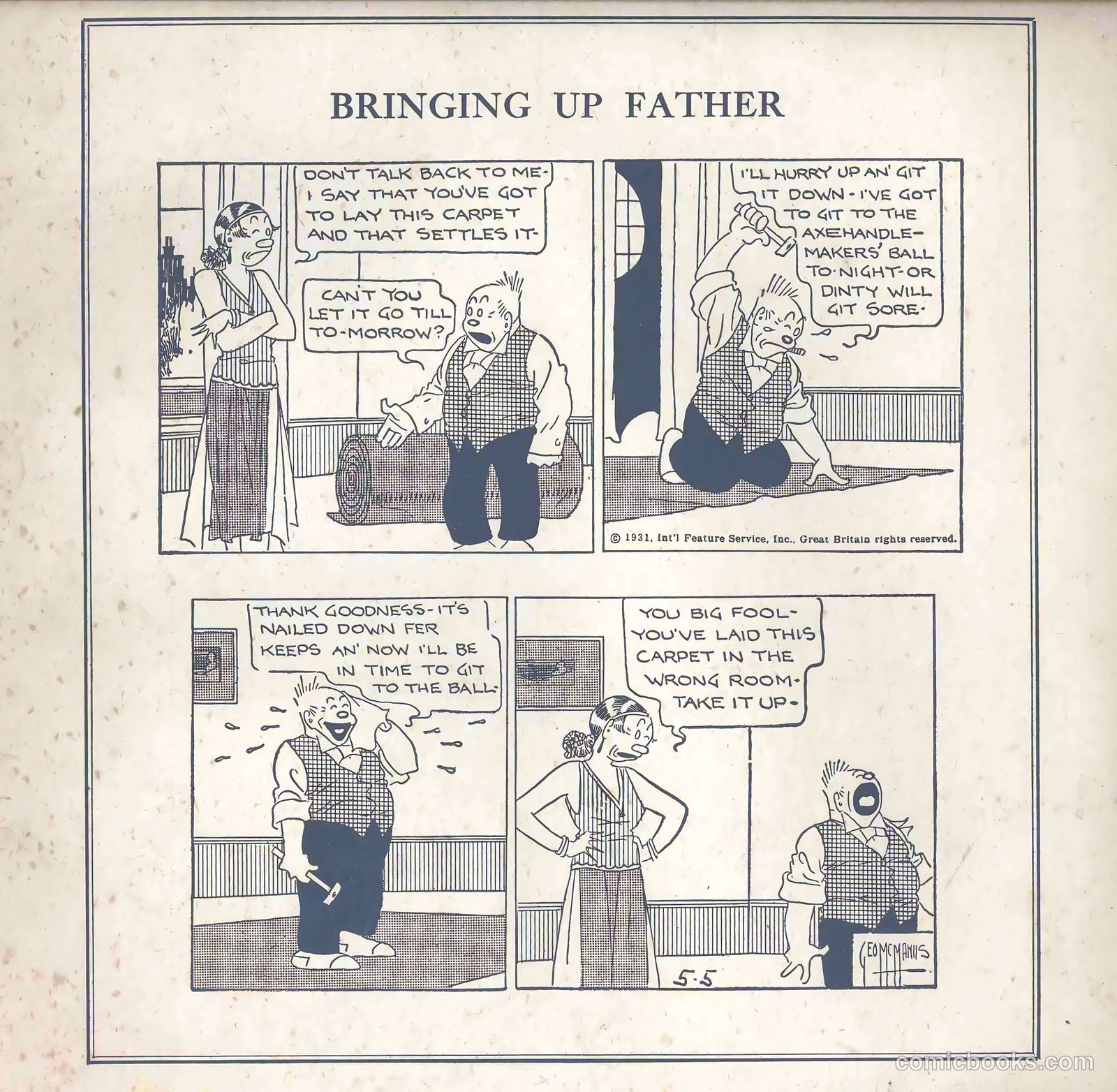 Bringing Up Father #22 (1932) — page 49 of 49