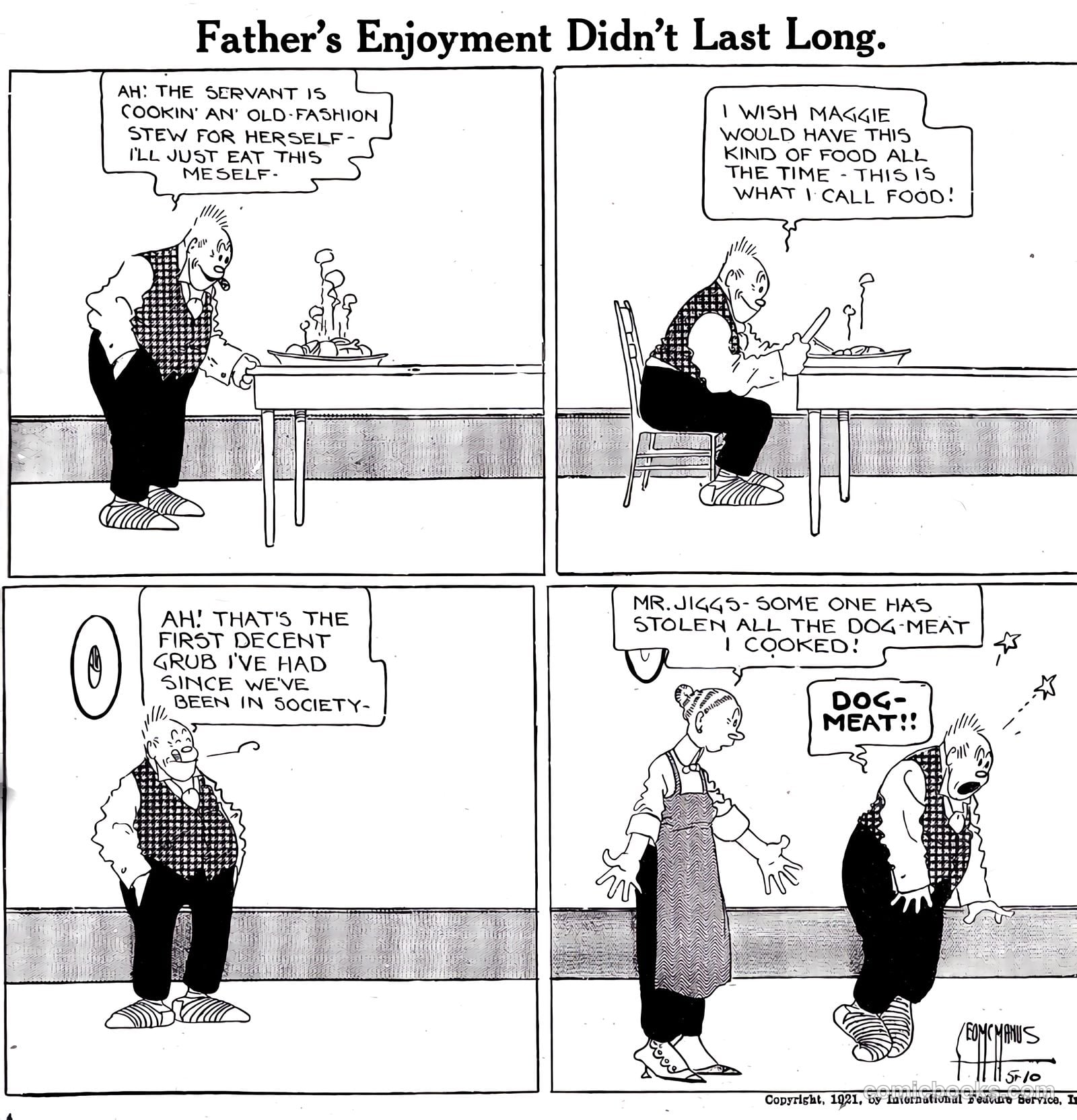 Bringing Up Father #4 (1921) — page 5 of 52