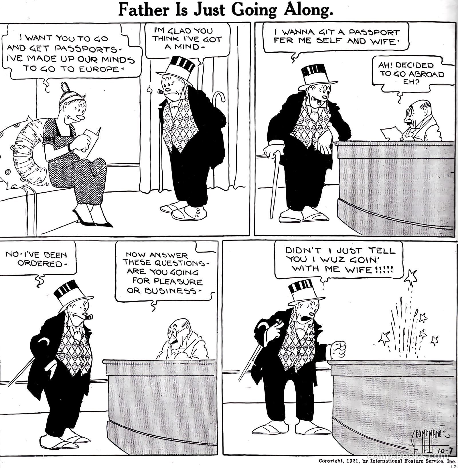 Bringing Up Father #4 (1921) — page 20 of 52