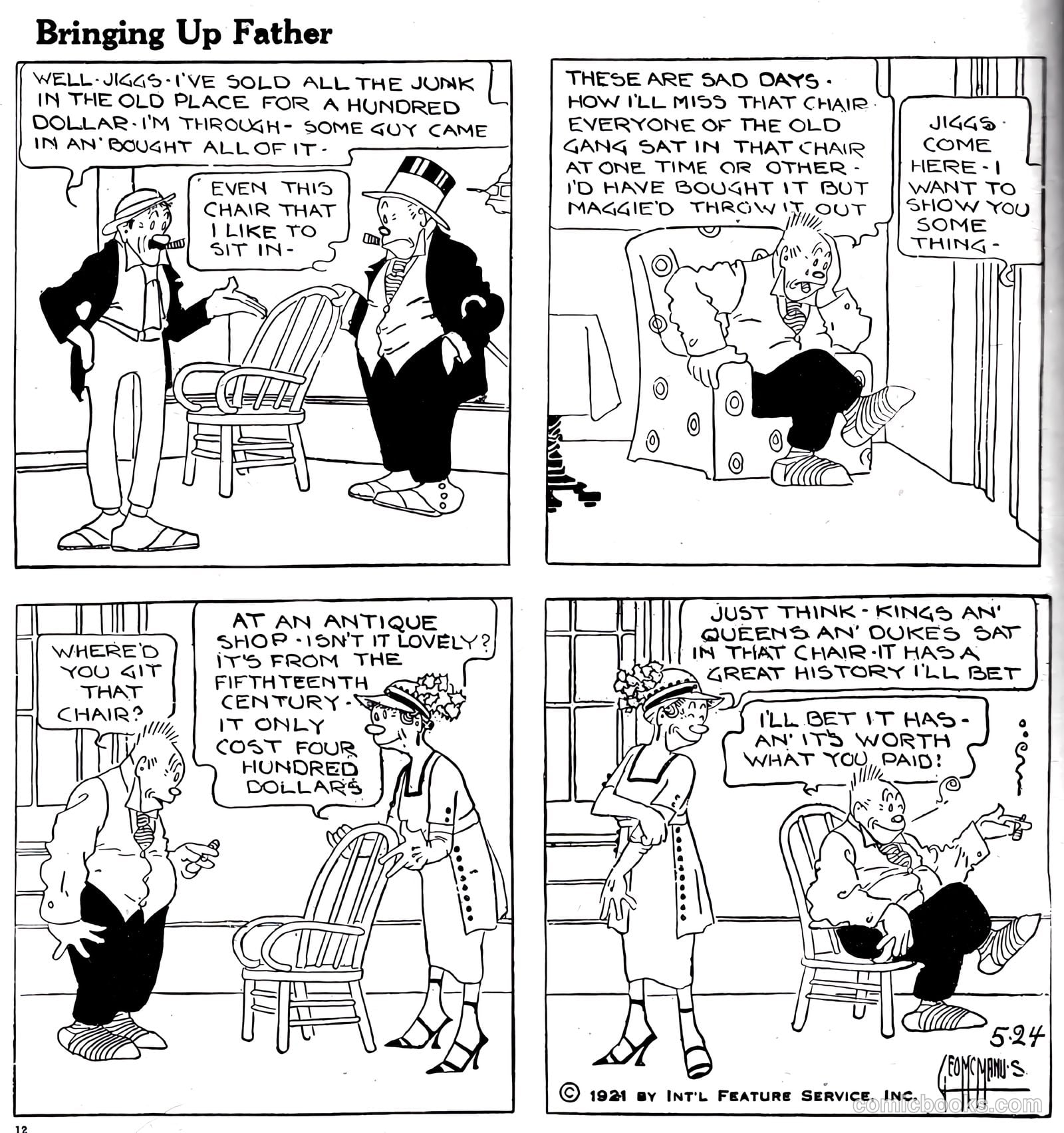 Bringing Up Father #5 (1921) — page 13 of 53