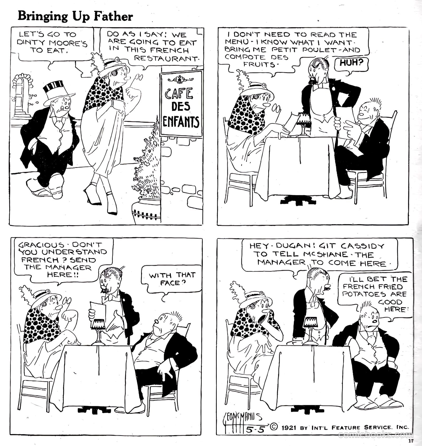 Bringing Up Father #5 (1921) — page 18 of 53