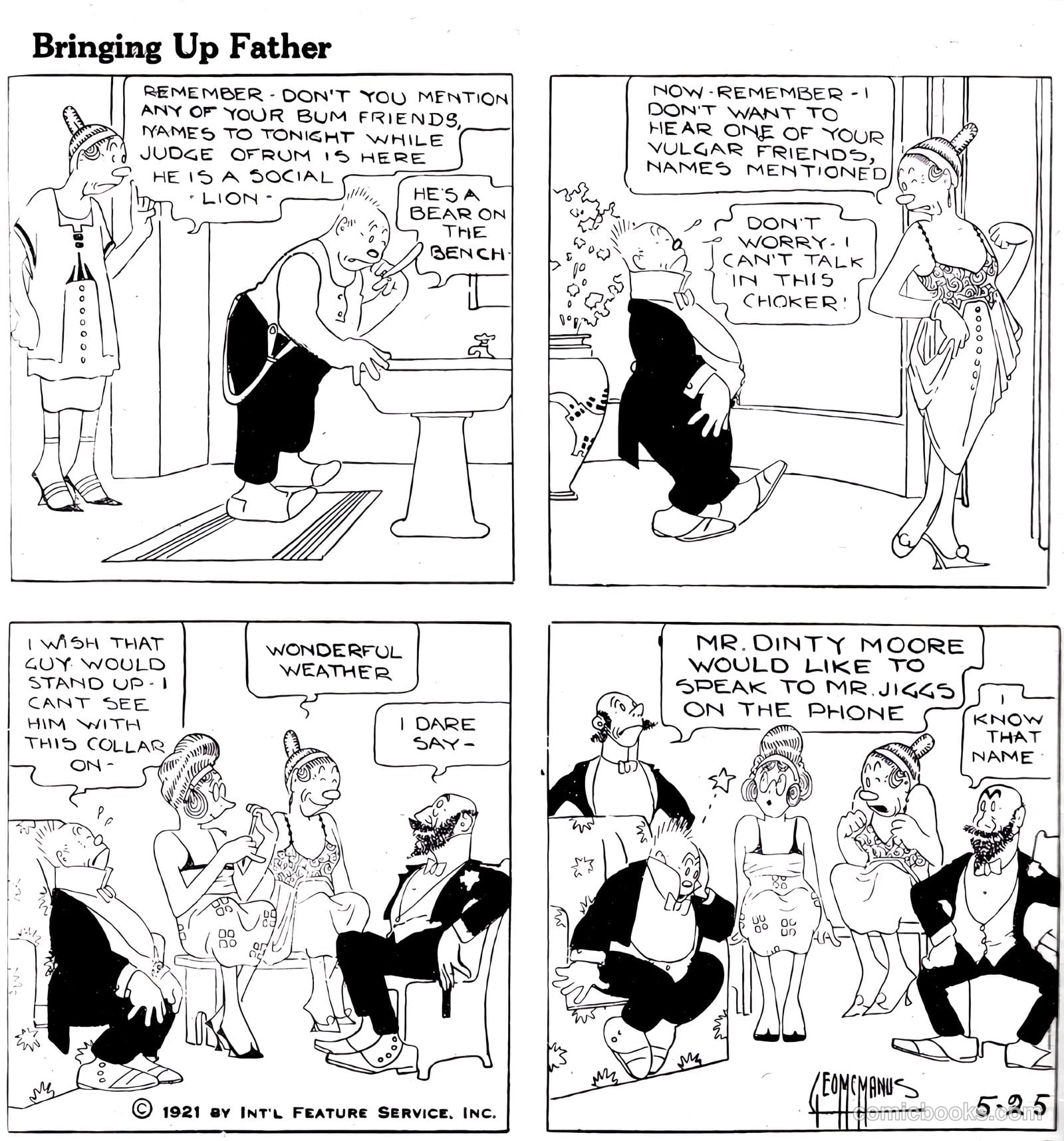 Bringing Up Father #5 (1921) — page 22 of 53