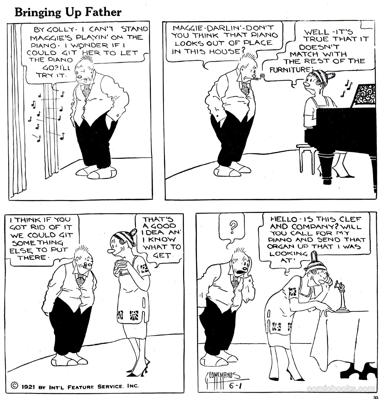 Bringing Up Father #5 (1921) — page 34 of 53