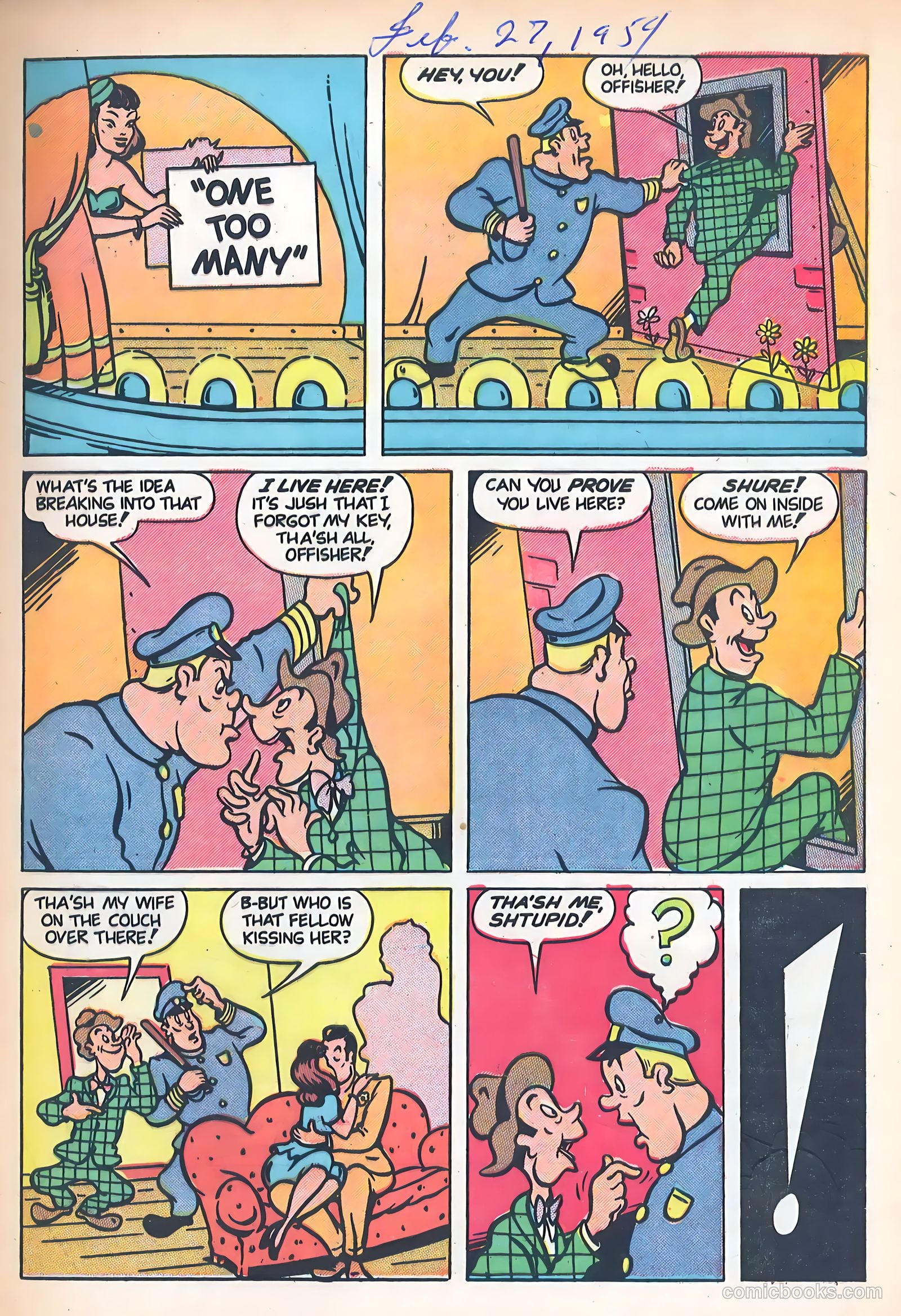 Broadway-Hollywood Blackouts #1 (1954) — page 3 of 36
