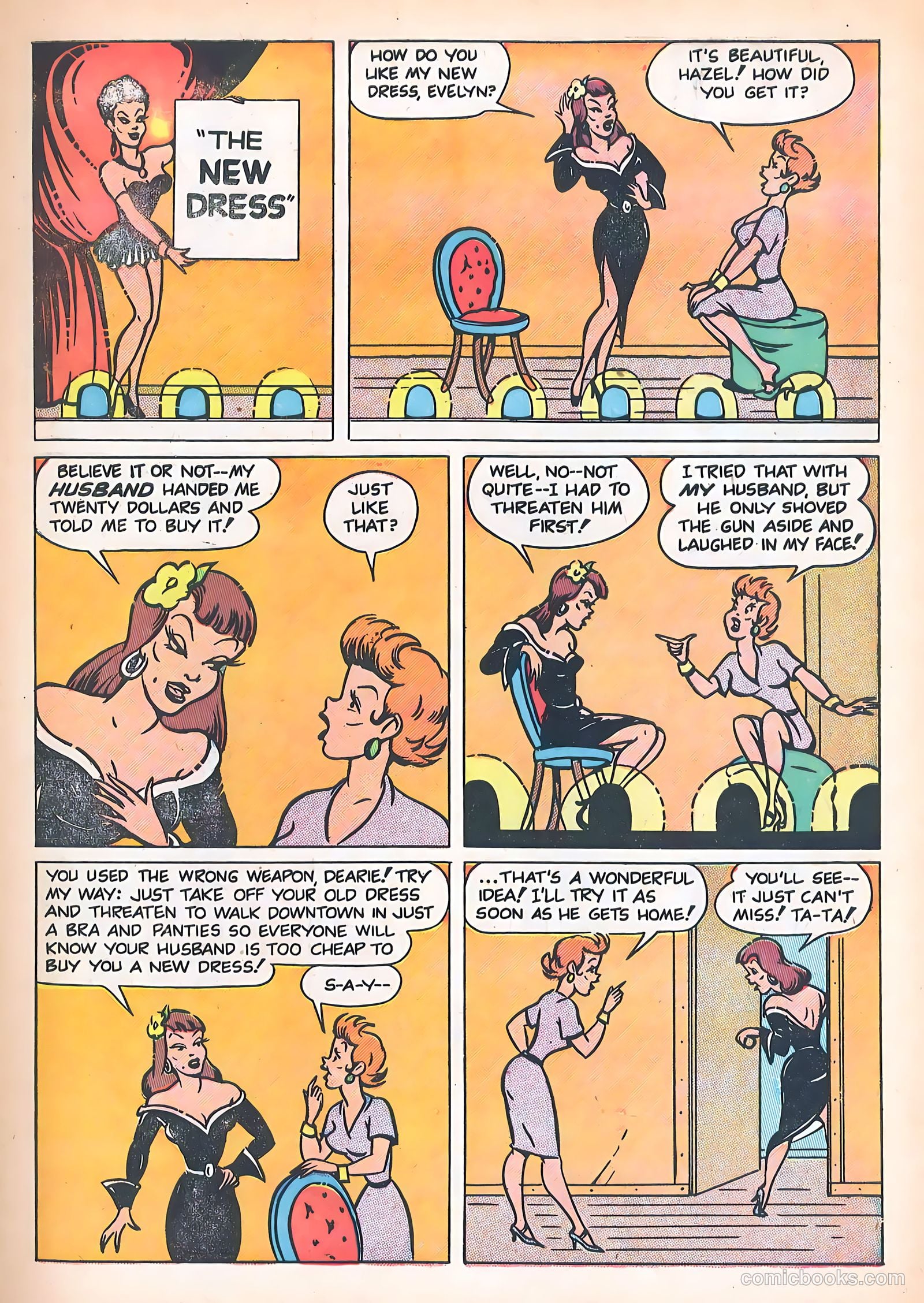 Broadway-Hollywood Blackouts #1 (1954) — page 7 of 36
