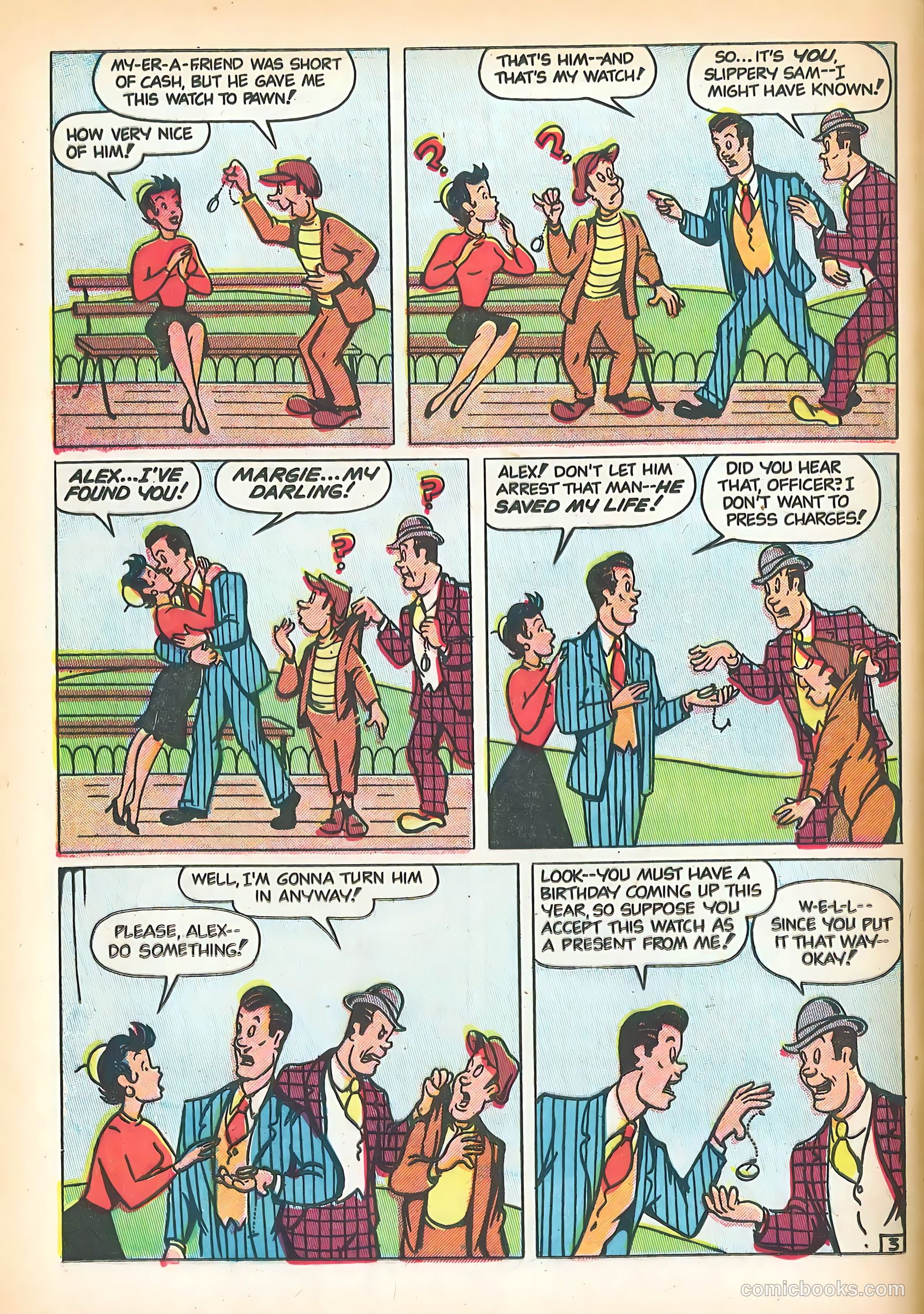 Broadway-Hollywood Blackouts #1 (1954) — page 16 of 36