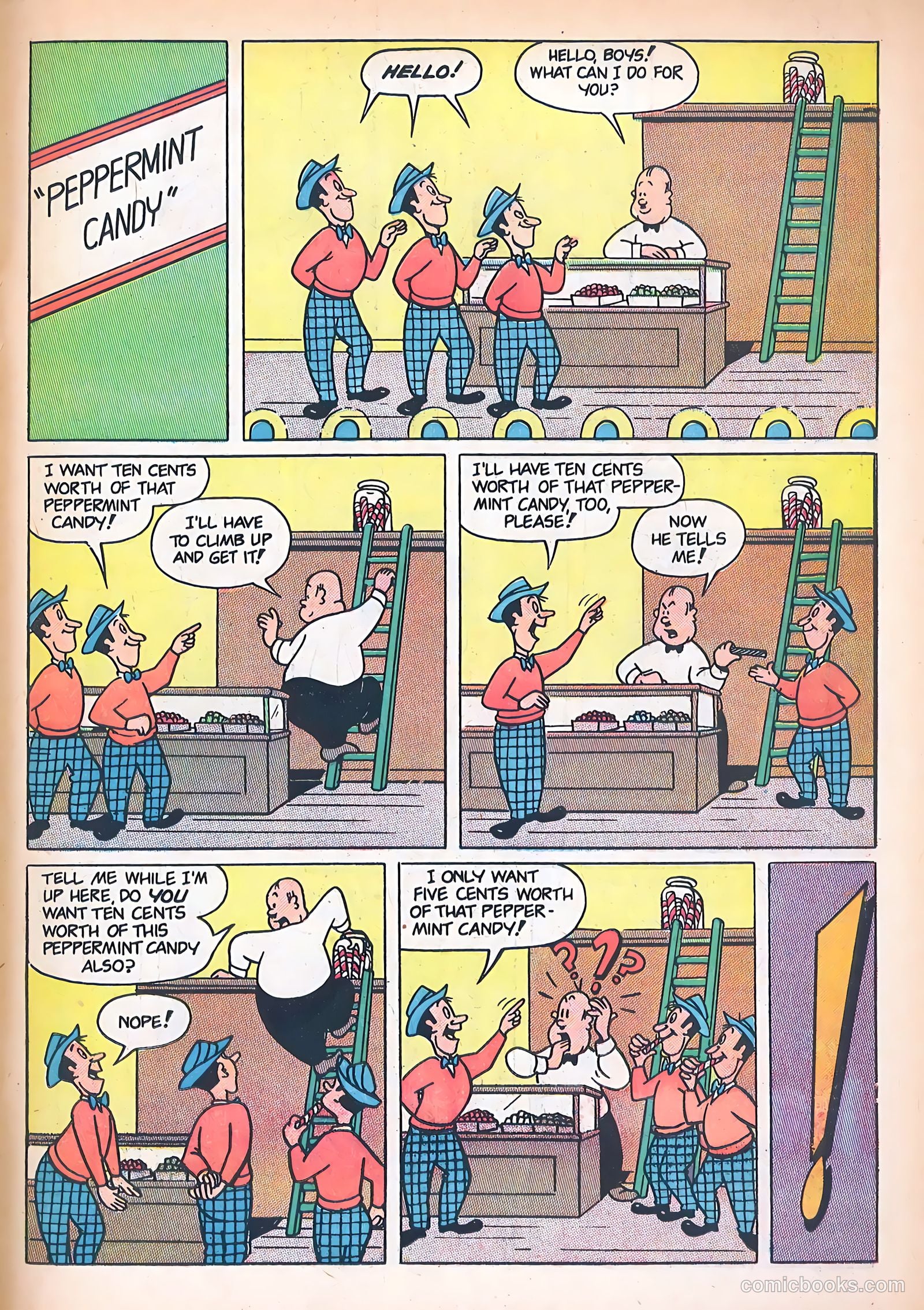 Broadway-Hollywood Blackouts #1 (1954) — page 23 of 36