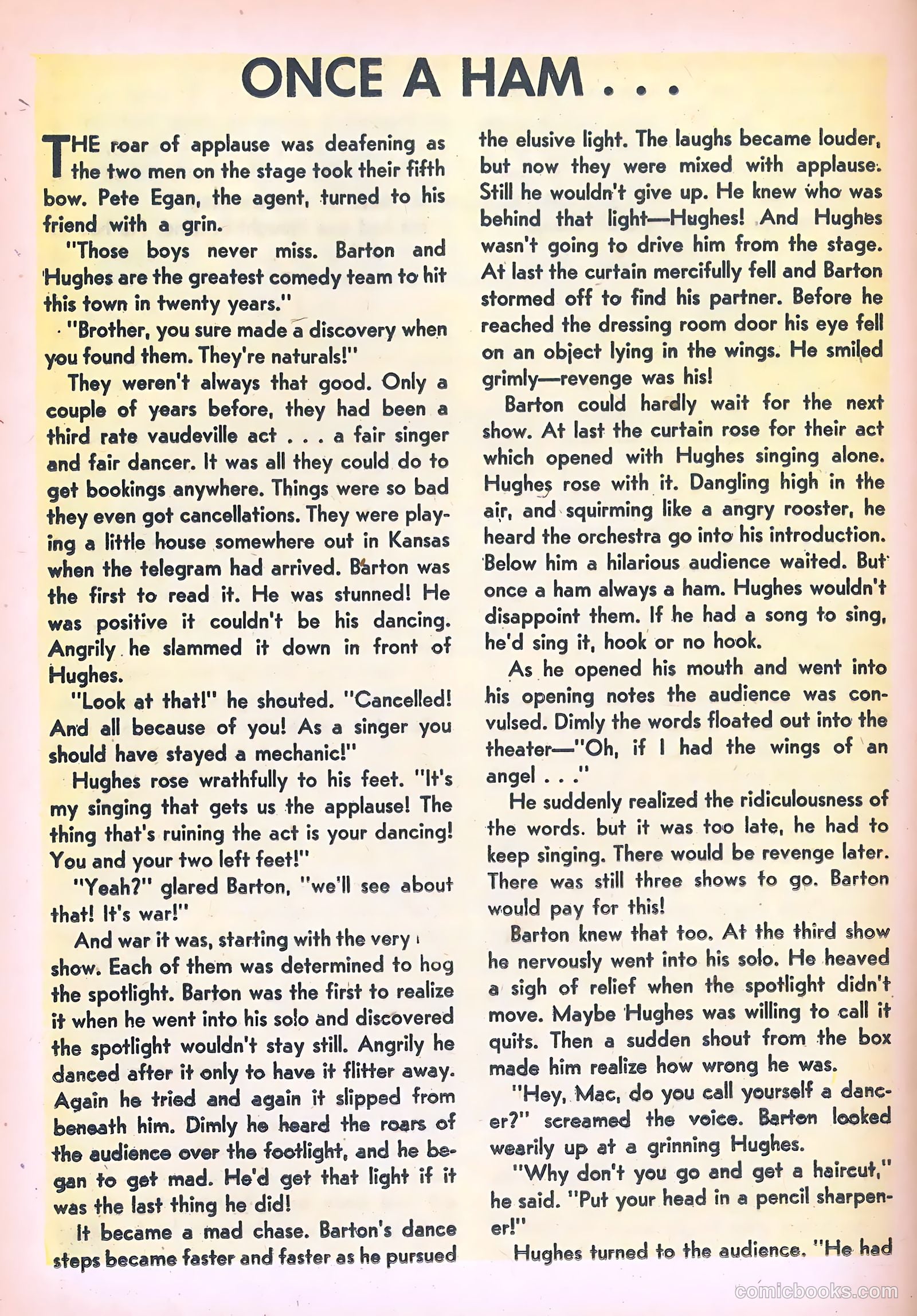 Broadway-Hollywood Blackouts #1 (1954) — page 26 of 36