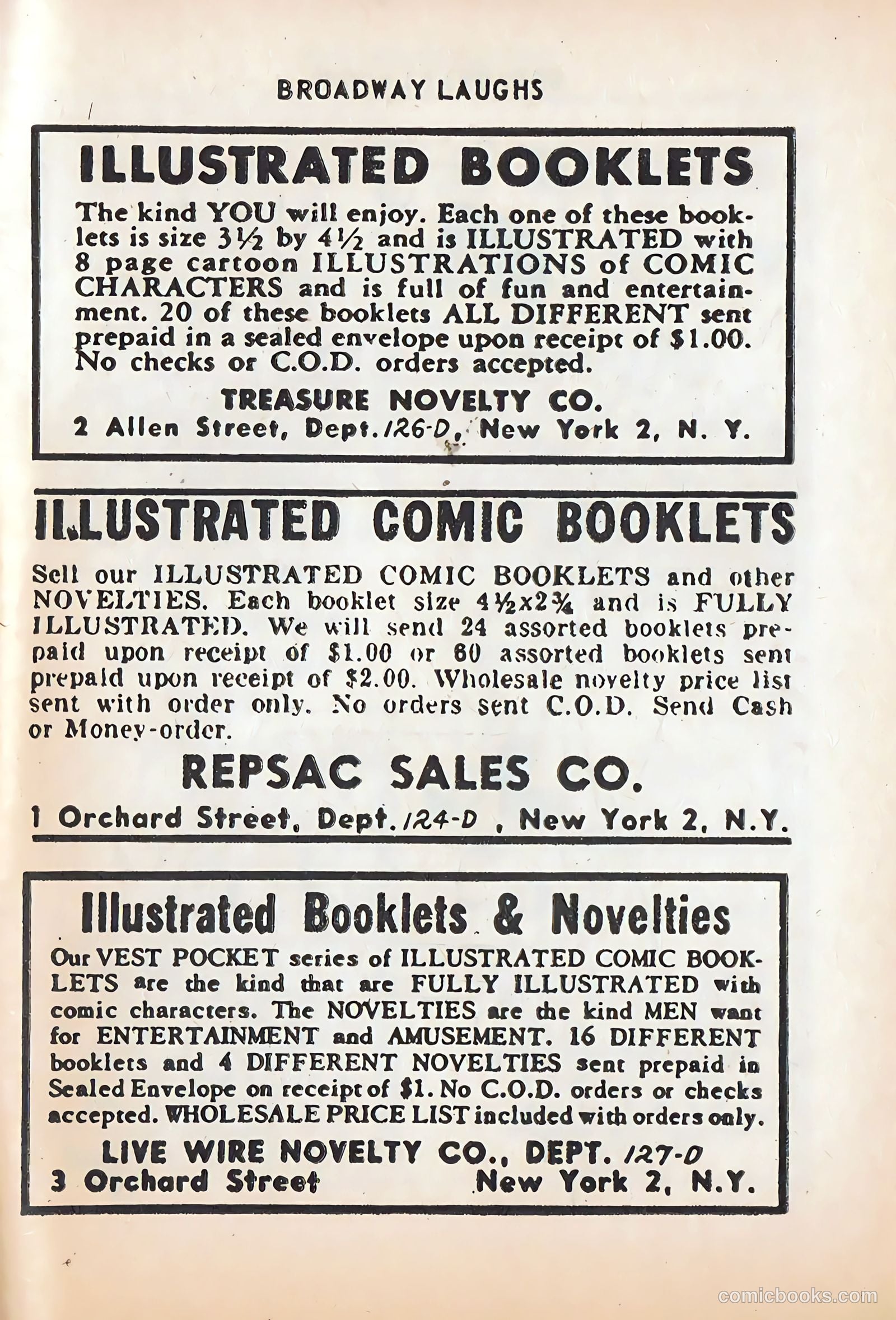 Broadway Laughs #2 (1973) — page 90 of 99