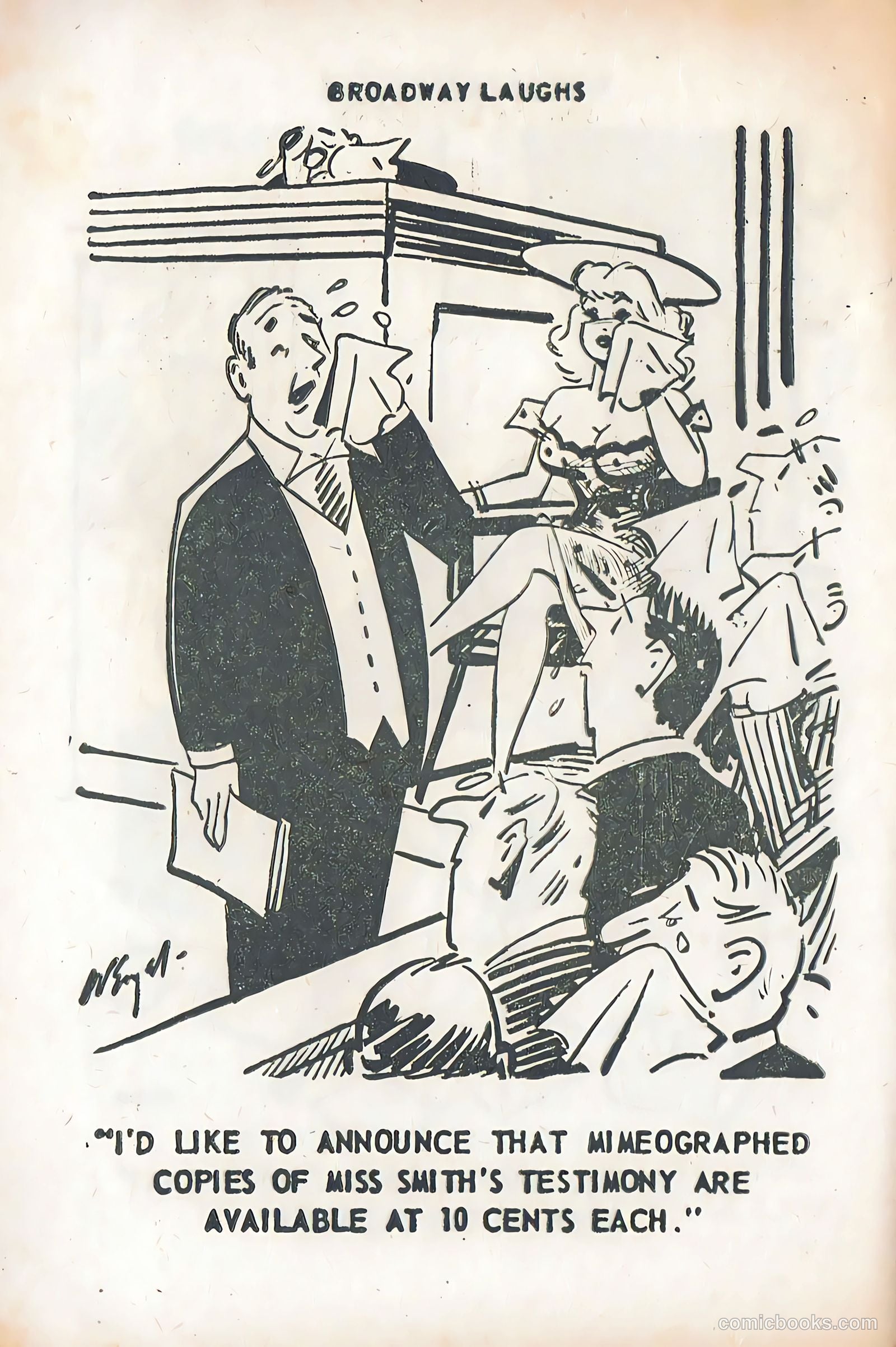 Broadway Laughs #4 (1950) — page 16 of 99