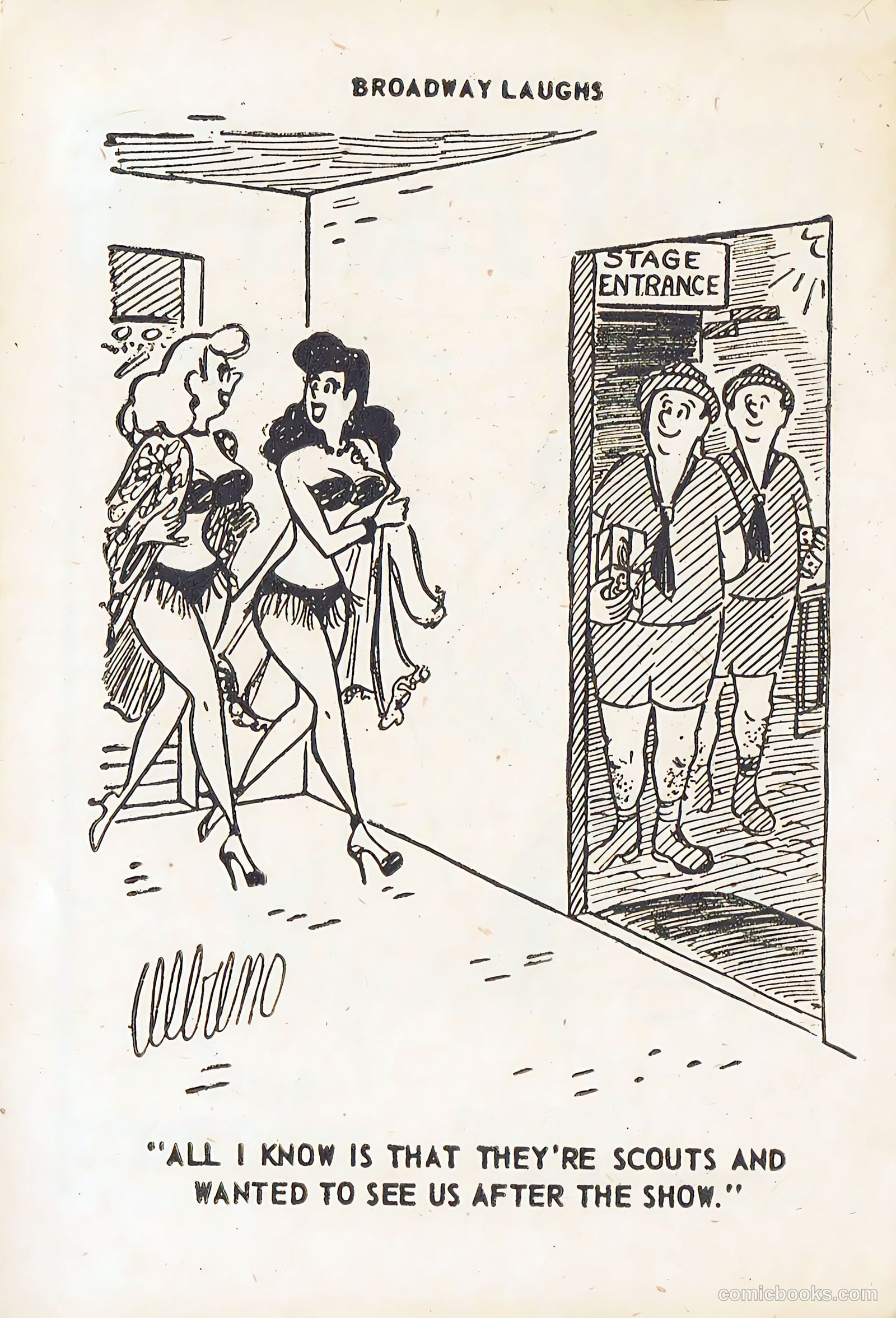 Broadway Laughs #4 (1950) — page 24 of 99