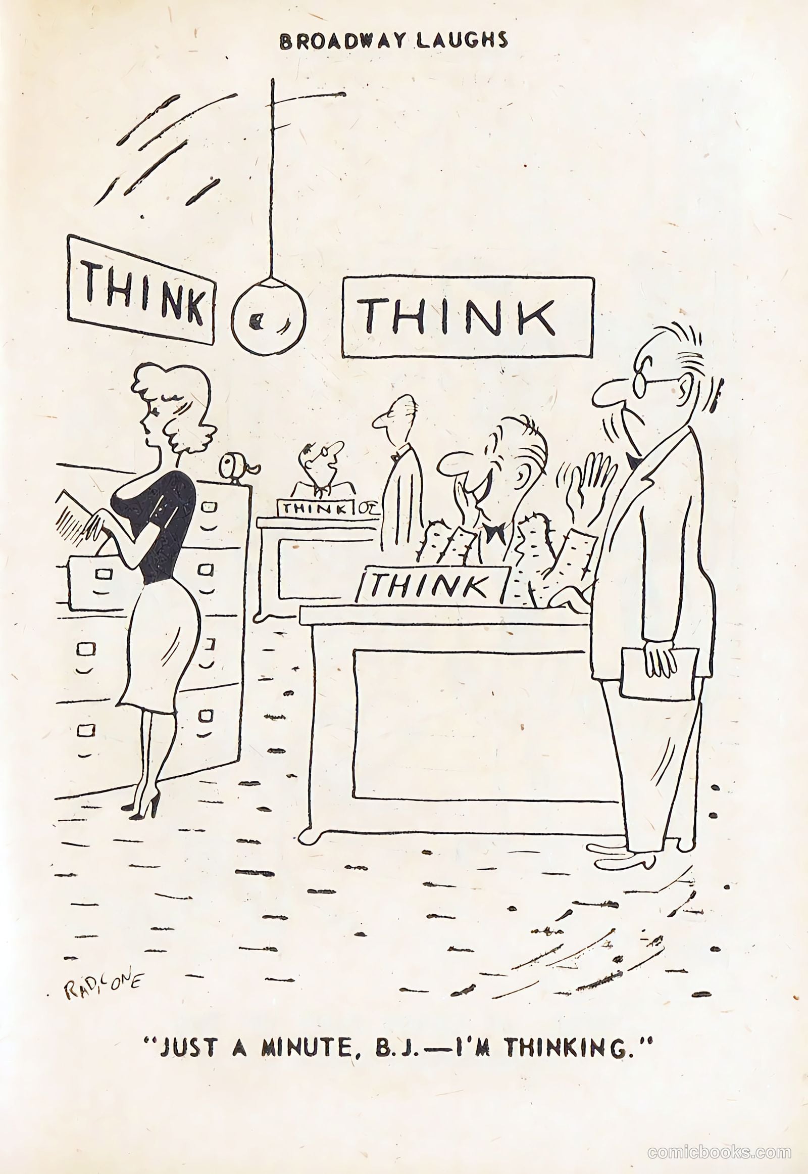 Broadway Laughs #4 (1950) — page 29 of 99