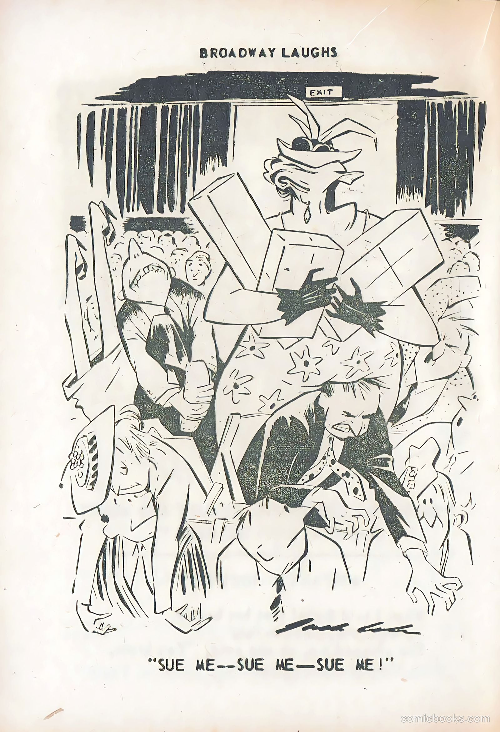 Broadway Laughs #4 (1950) — page 63 of 99