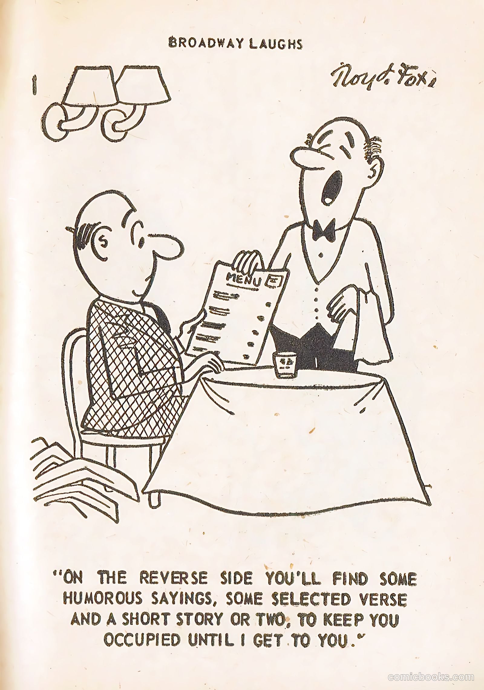 Broadway Laughs #4 (1950) — page 90 of 99