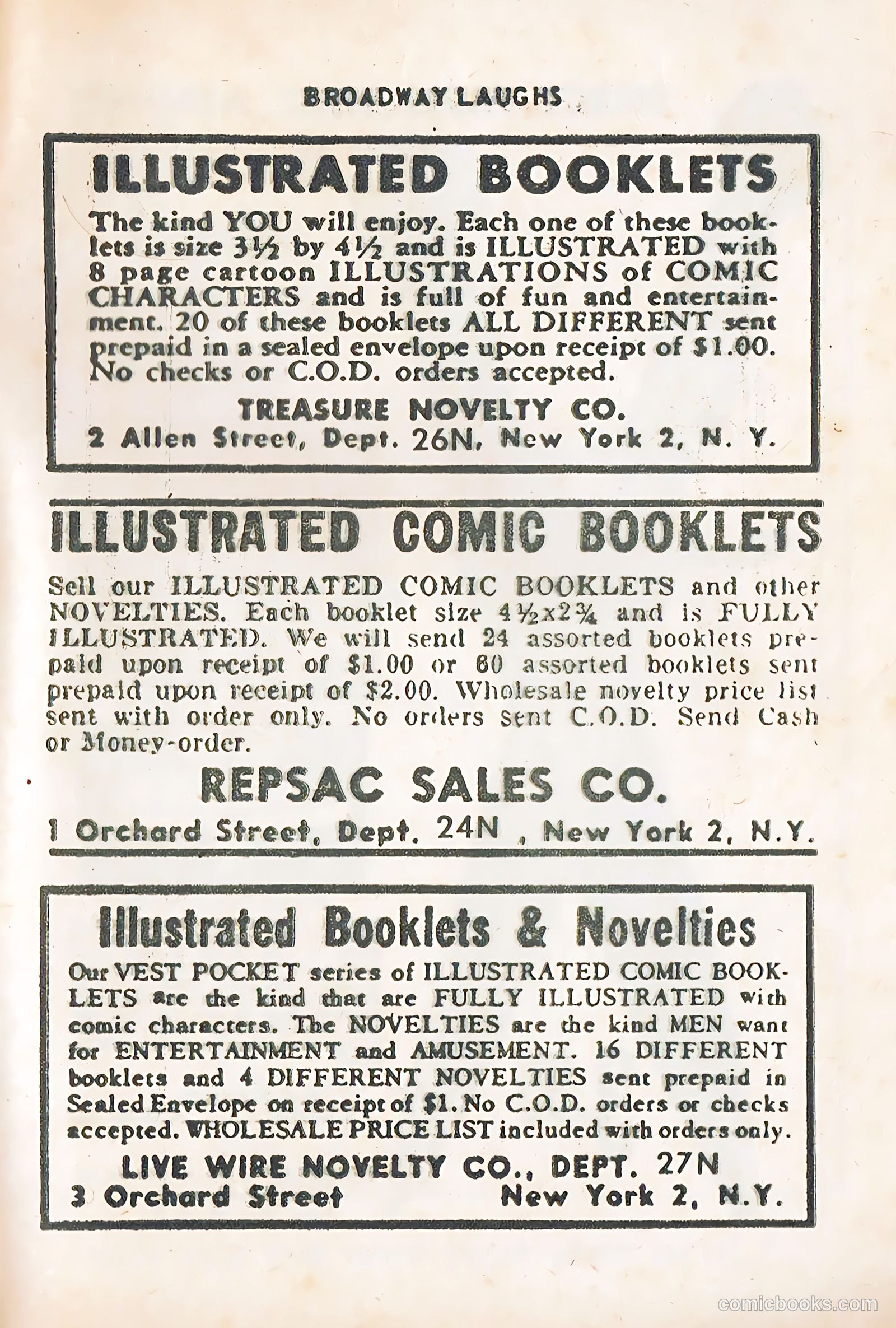 Broadway Laughs #4 (1950) — page 96 of 99