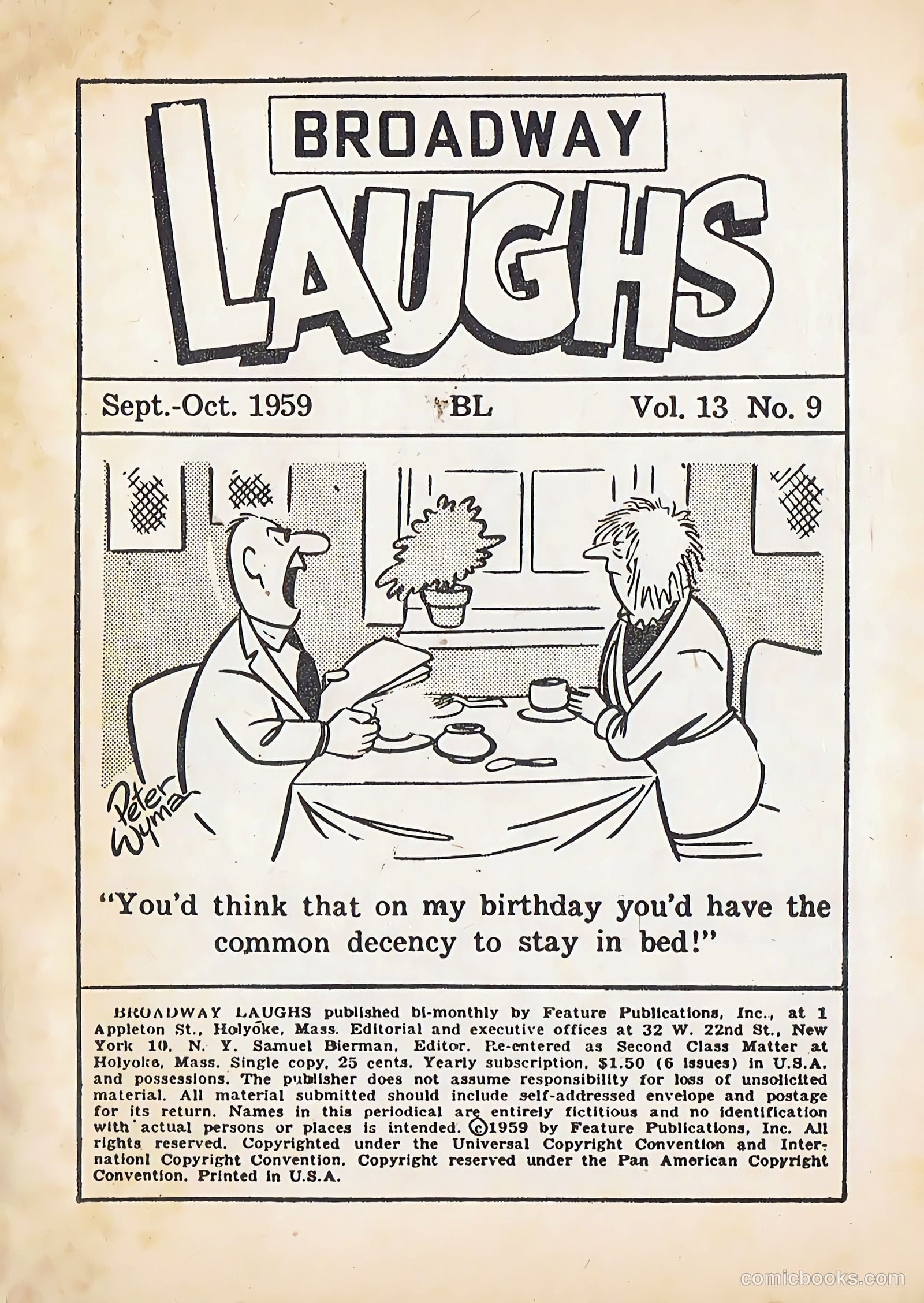 Broadway Laughs #9 (1959) — page 3 of 100