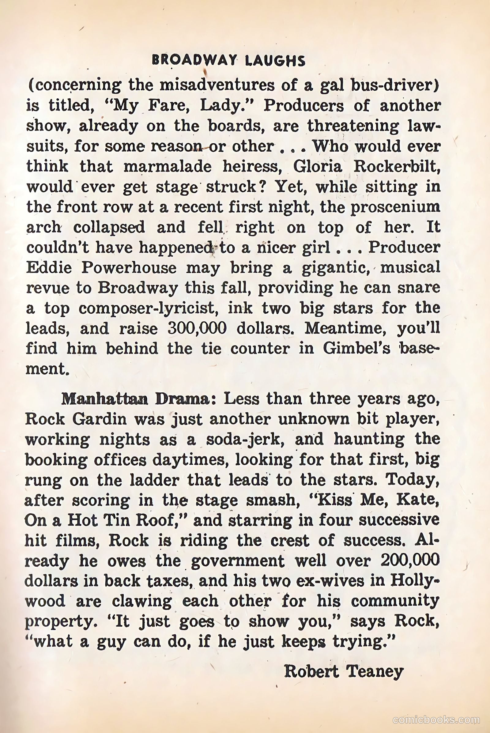 Broadway Laughs #9 (1959) — page 23 of 100