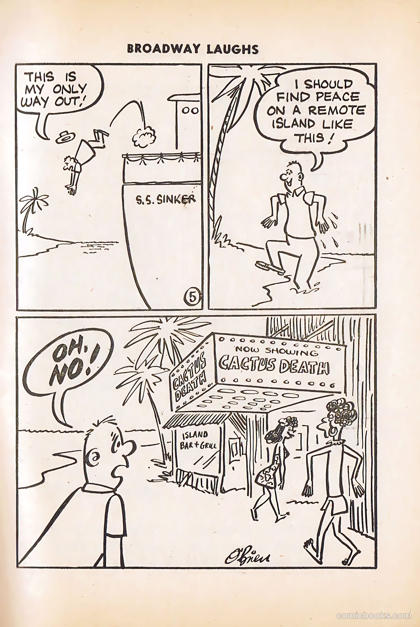 Broadway Laughs #9 (1959) — page 29 of 100