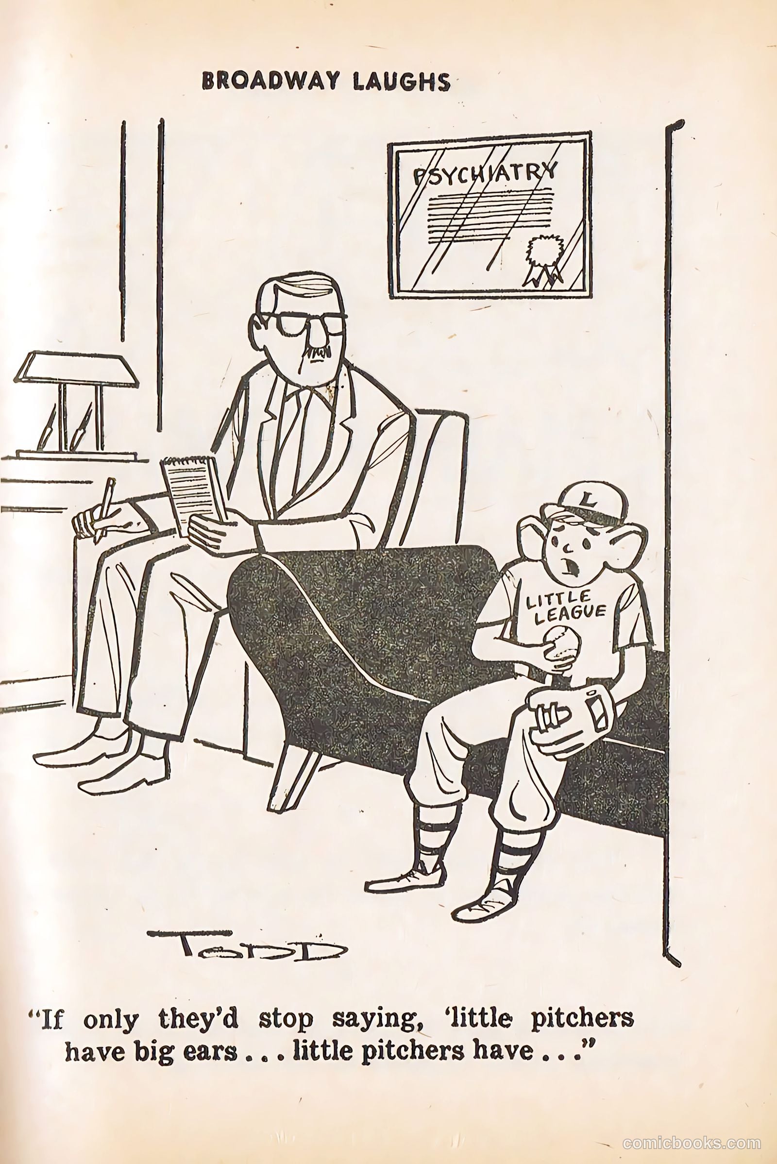 Broadway Laughs #9 (1959) — page 33 of 100