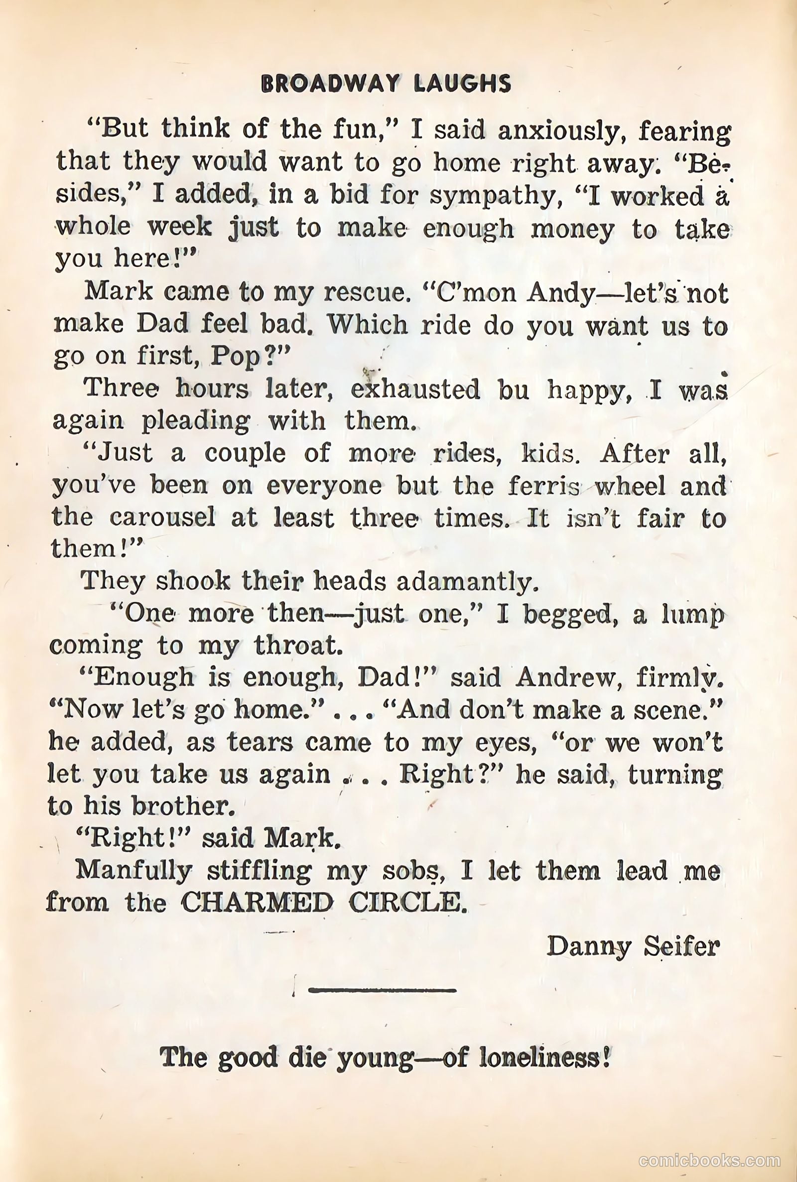 Broadway Laughs #9 (1959) — page 73 of 100