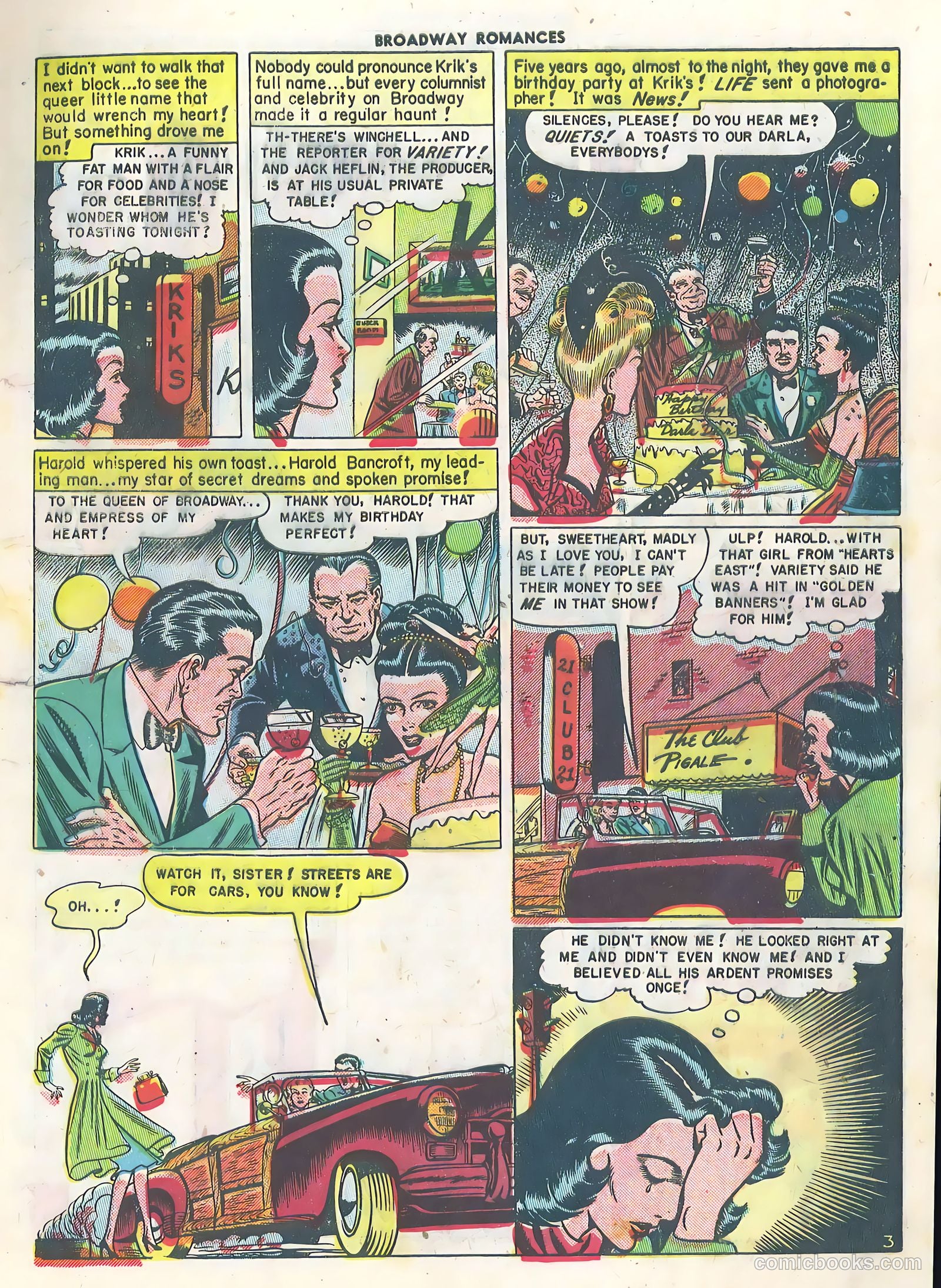 Broadway Romances #1 (1950) — page 5 of 36