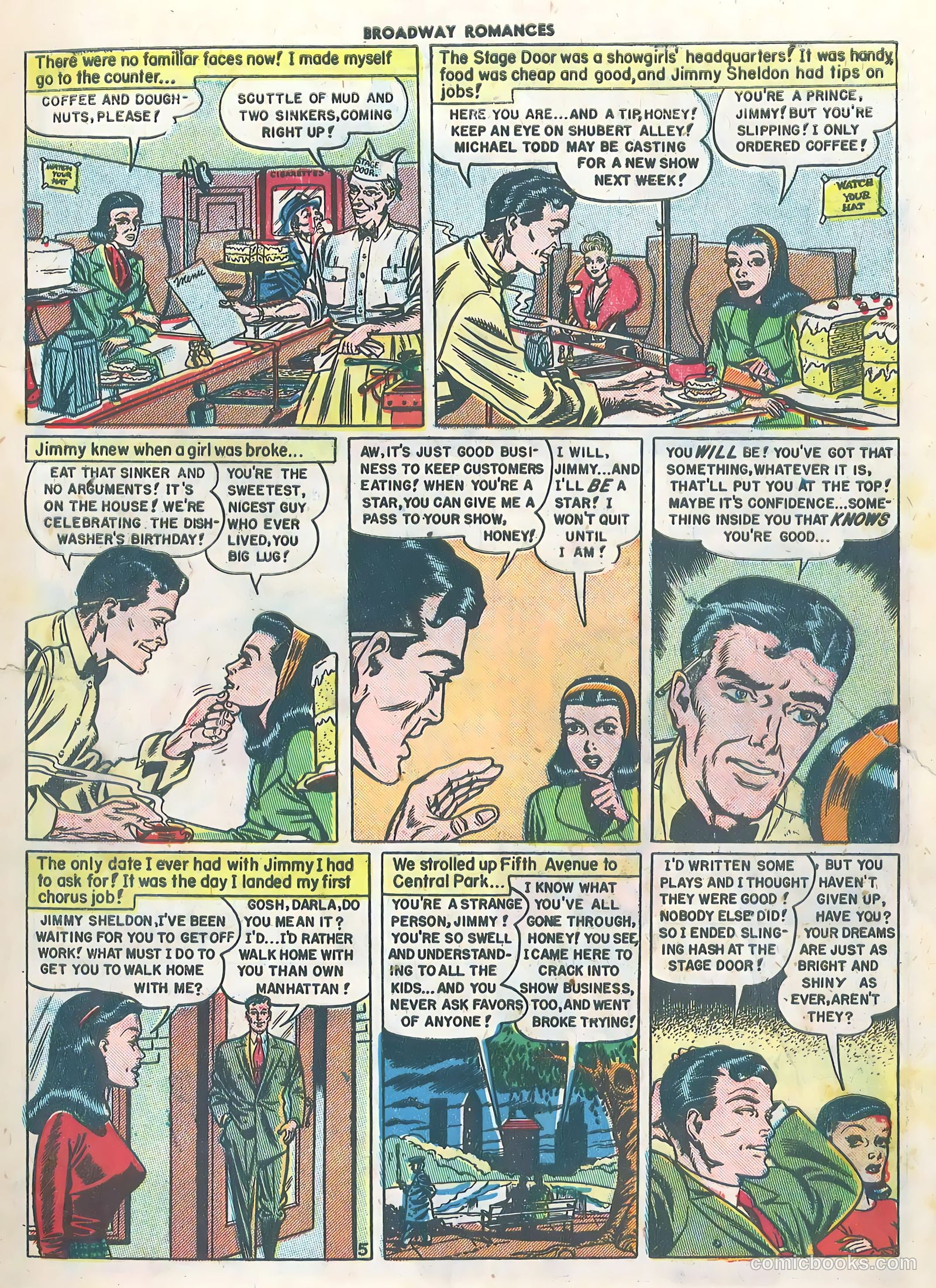 Broadway Romances #1 (1950) — page 7 of 36