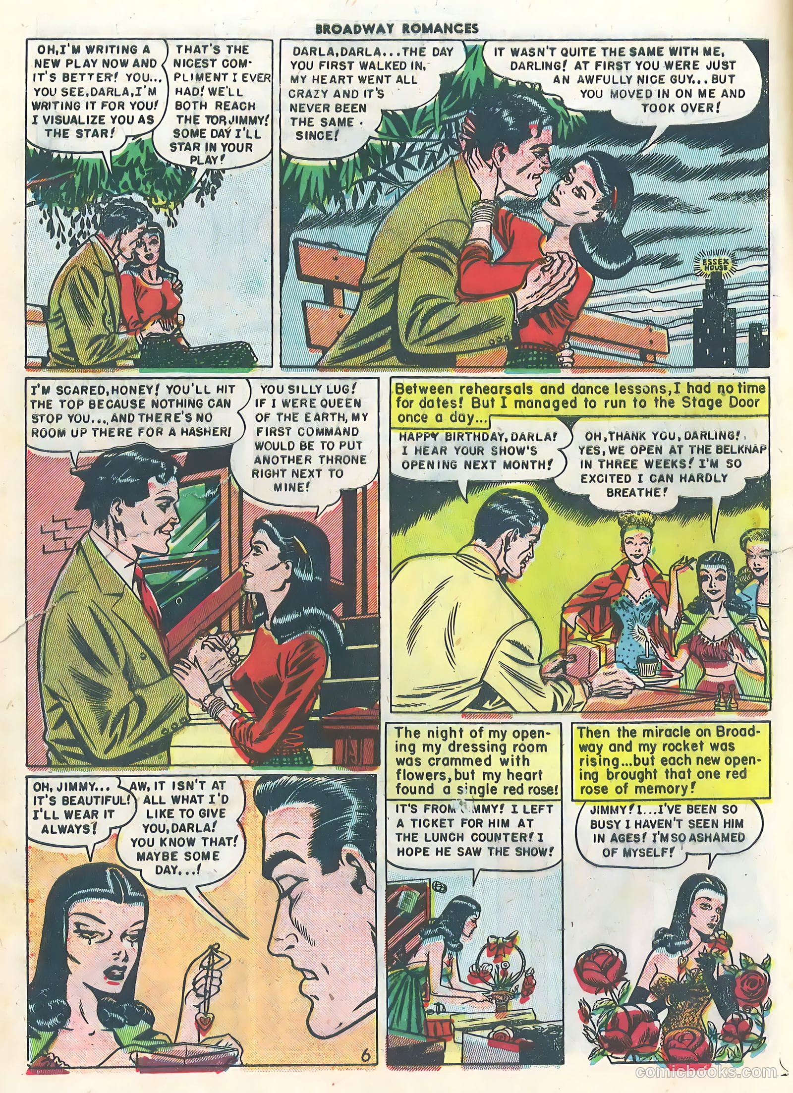 Broadway Romances #1 (1950) — page 8 of 36