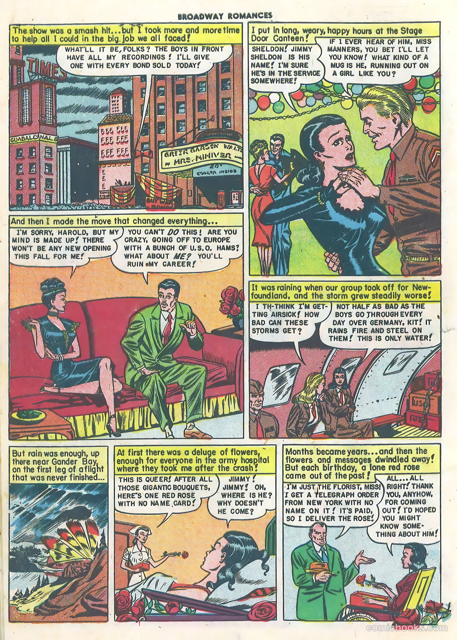 Broadway Romances #1 (1950) — page 10 of 36