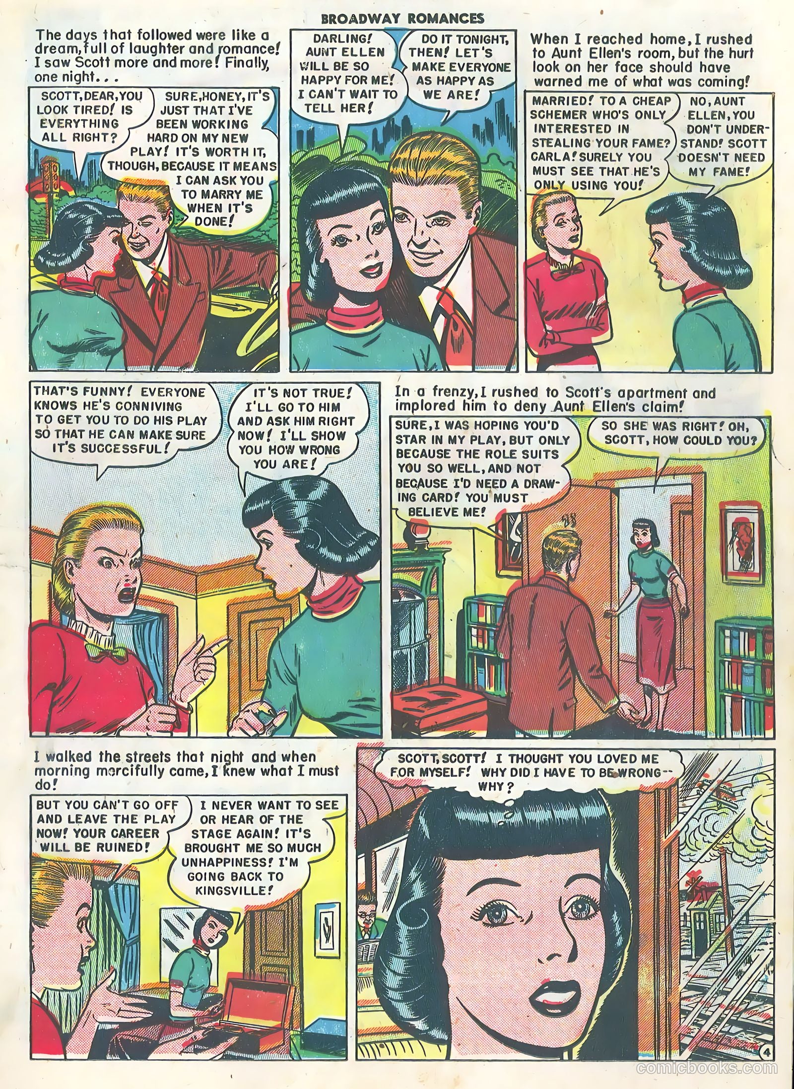 Broadway Romances #1 (1950) — page 15 of 36