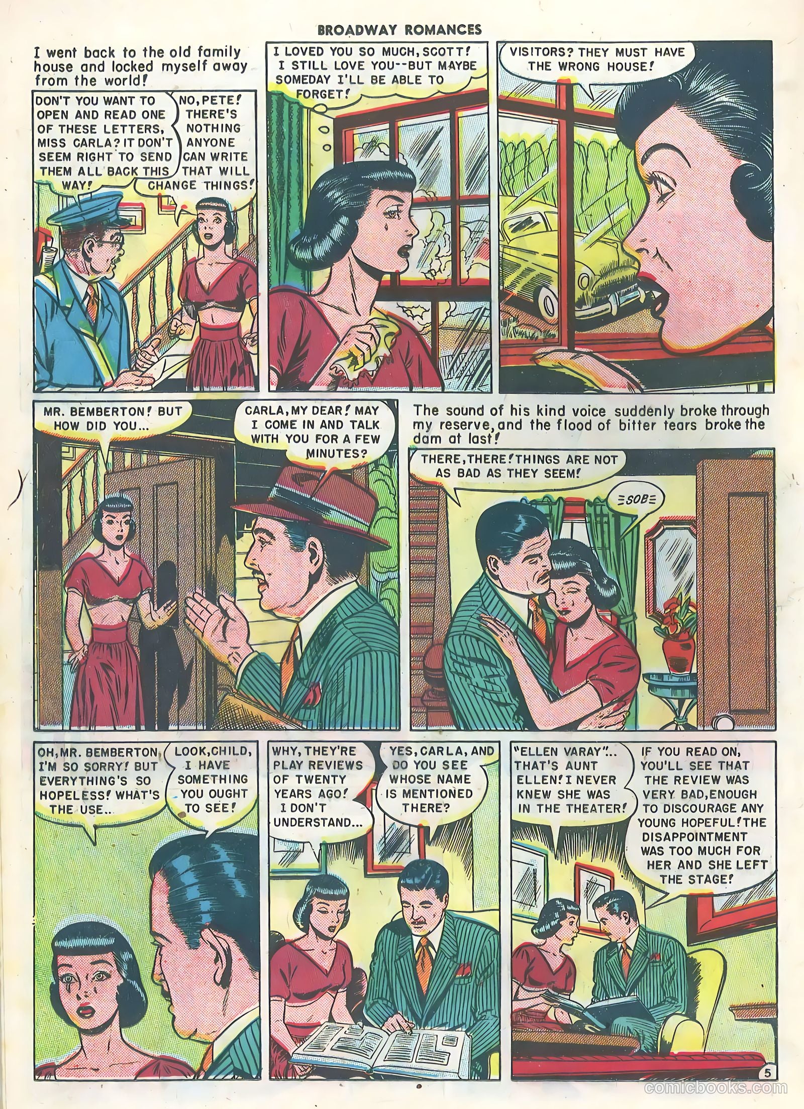 Broadway Romances #1 (1950) — page 16 of 36