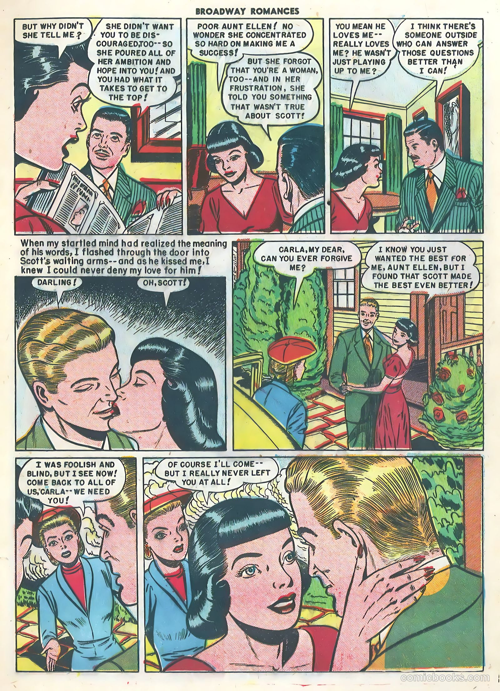 Broadway Romances #1 (1950) — page 17 of 36