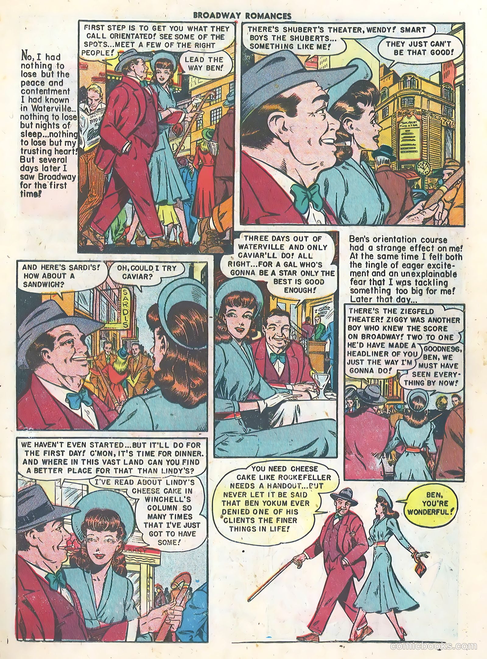 Broadway Romances #1 (1950) — page 19 of 36