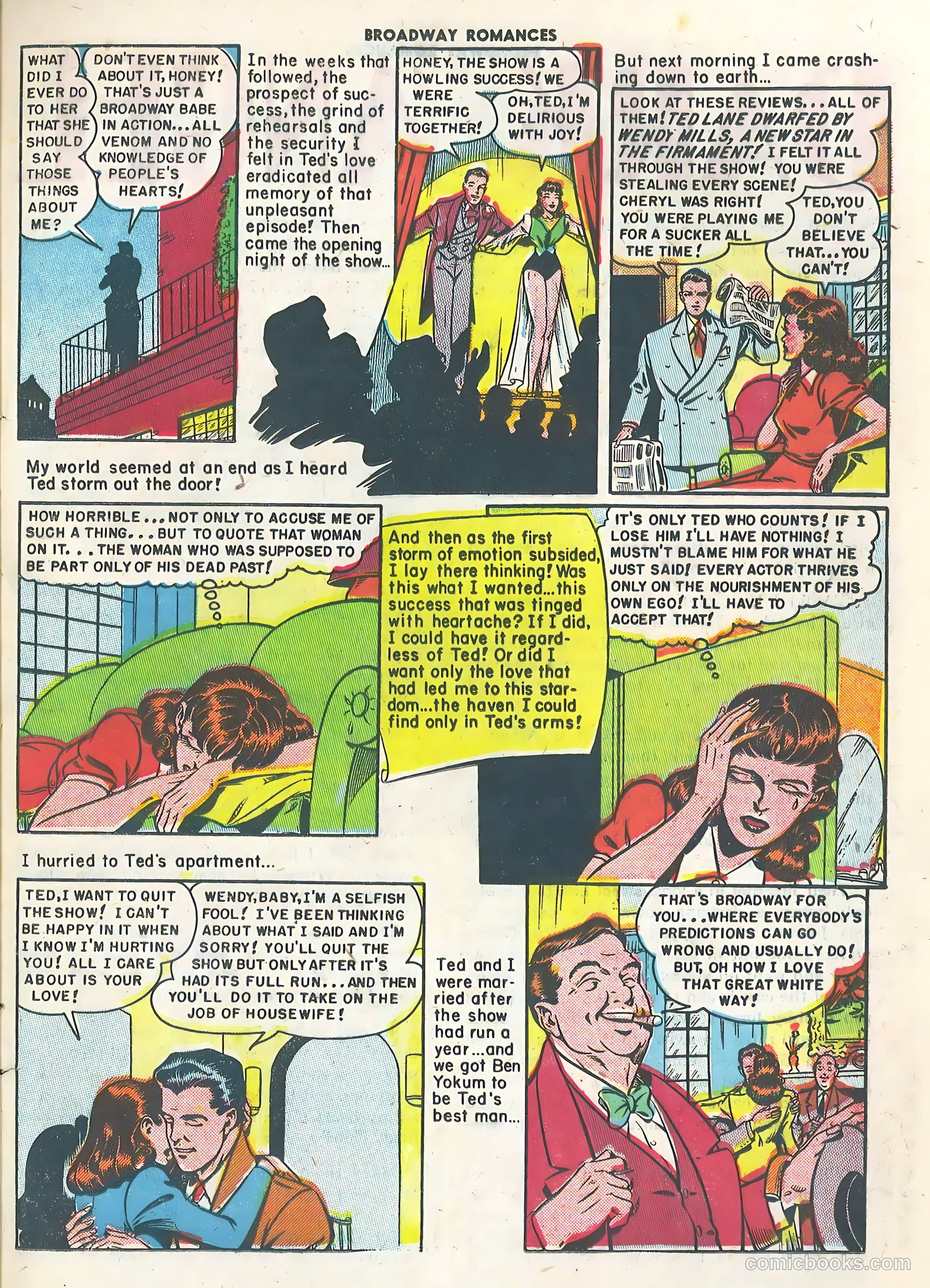 Broadway Romances #1 (1950) — page 25 of 36