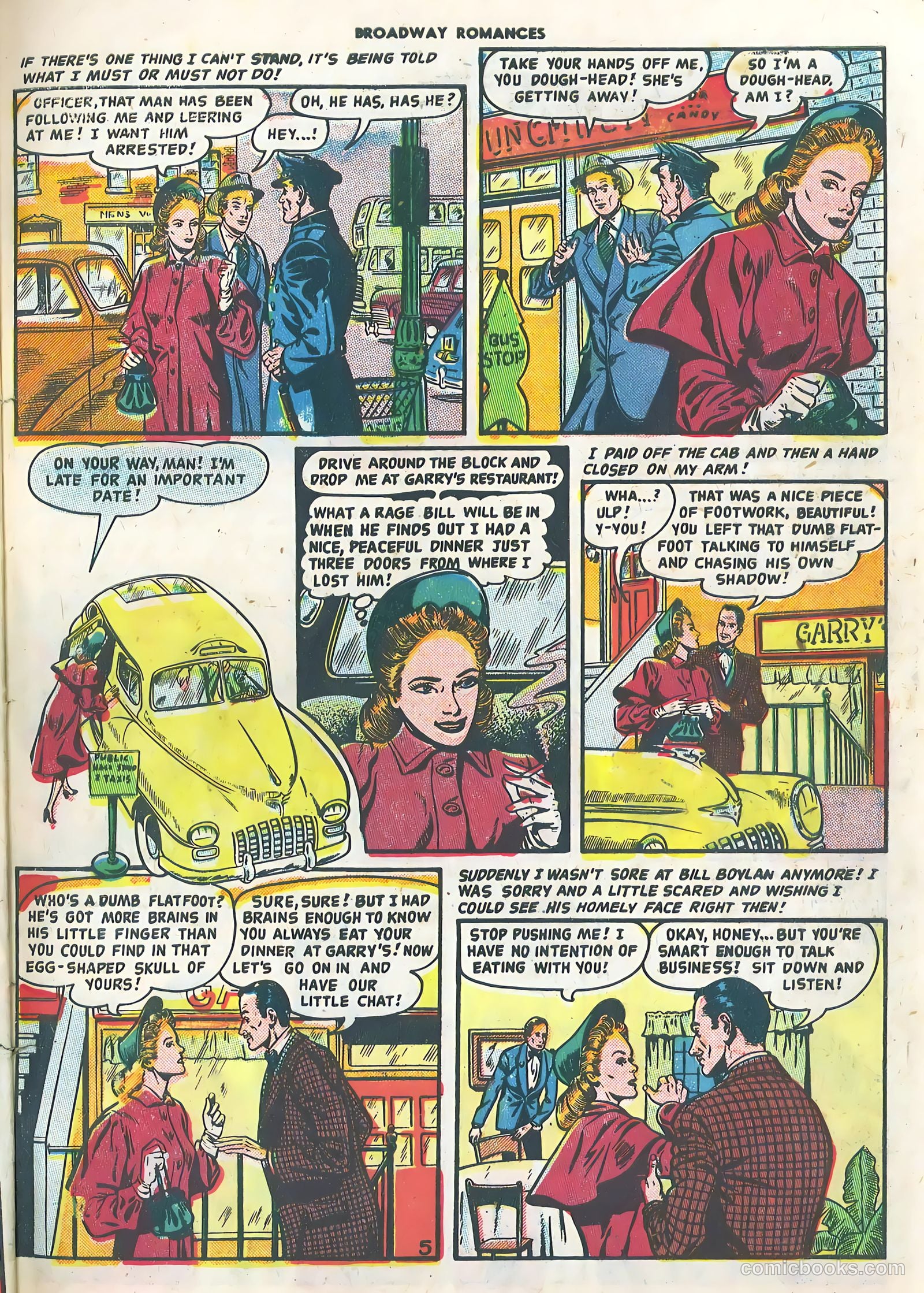 Broadway Romances #1 (1950) — page 31 of 36
