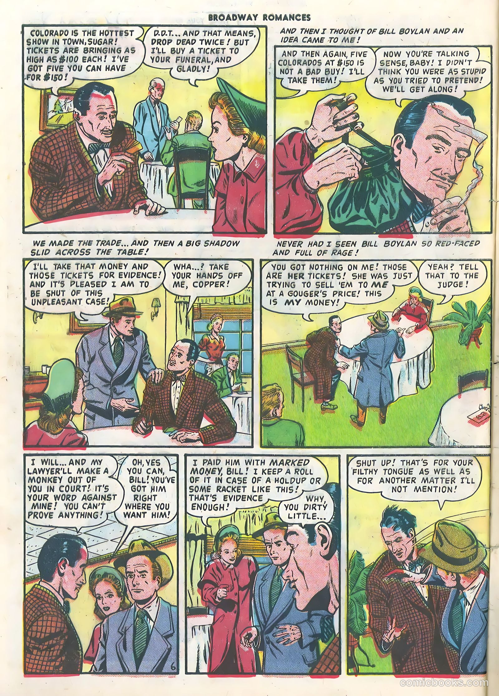 Broadway Romances #1 (1950) — page 32 of 36