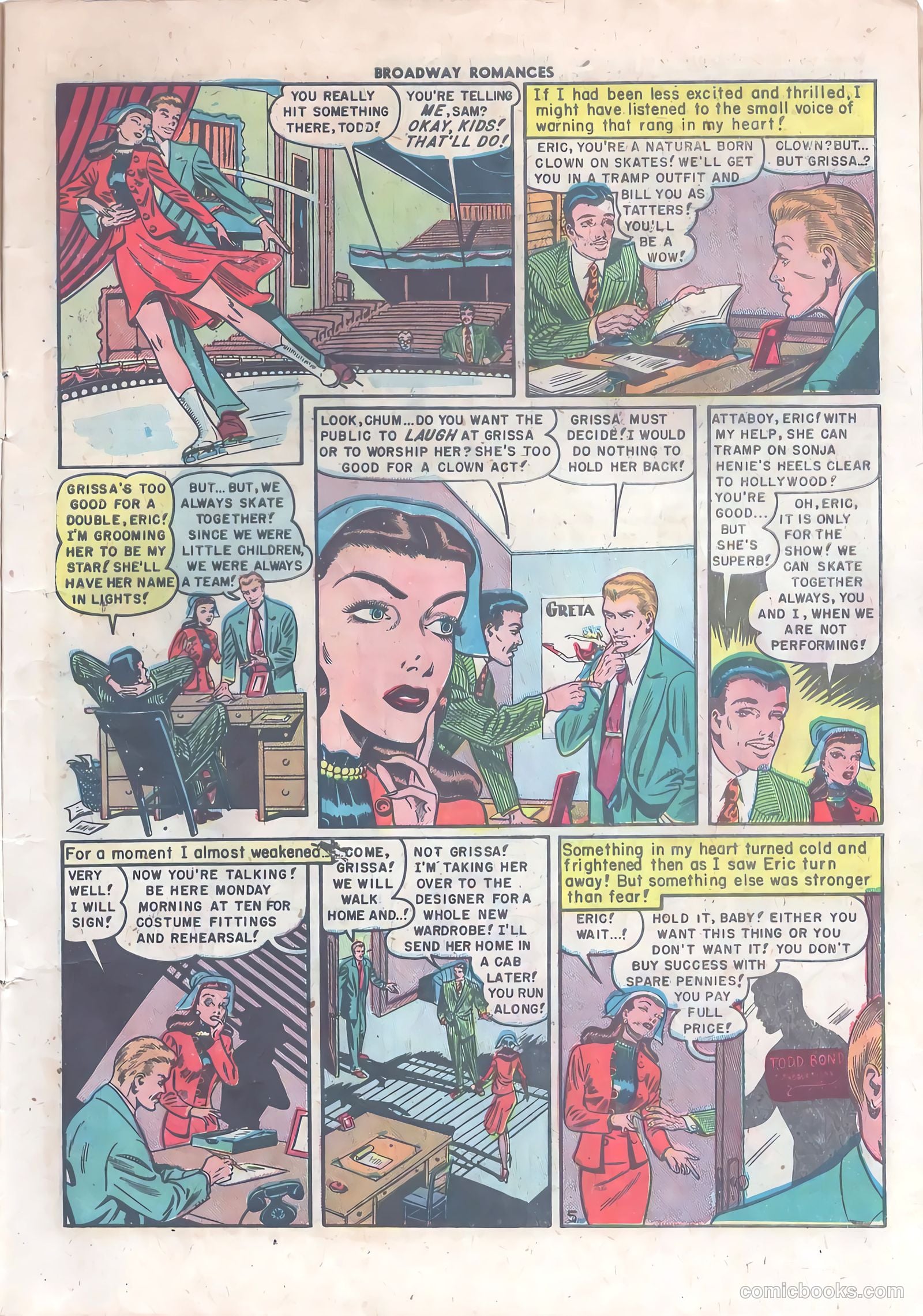 Broadway Romances #2 (1950) — page 7 of 36