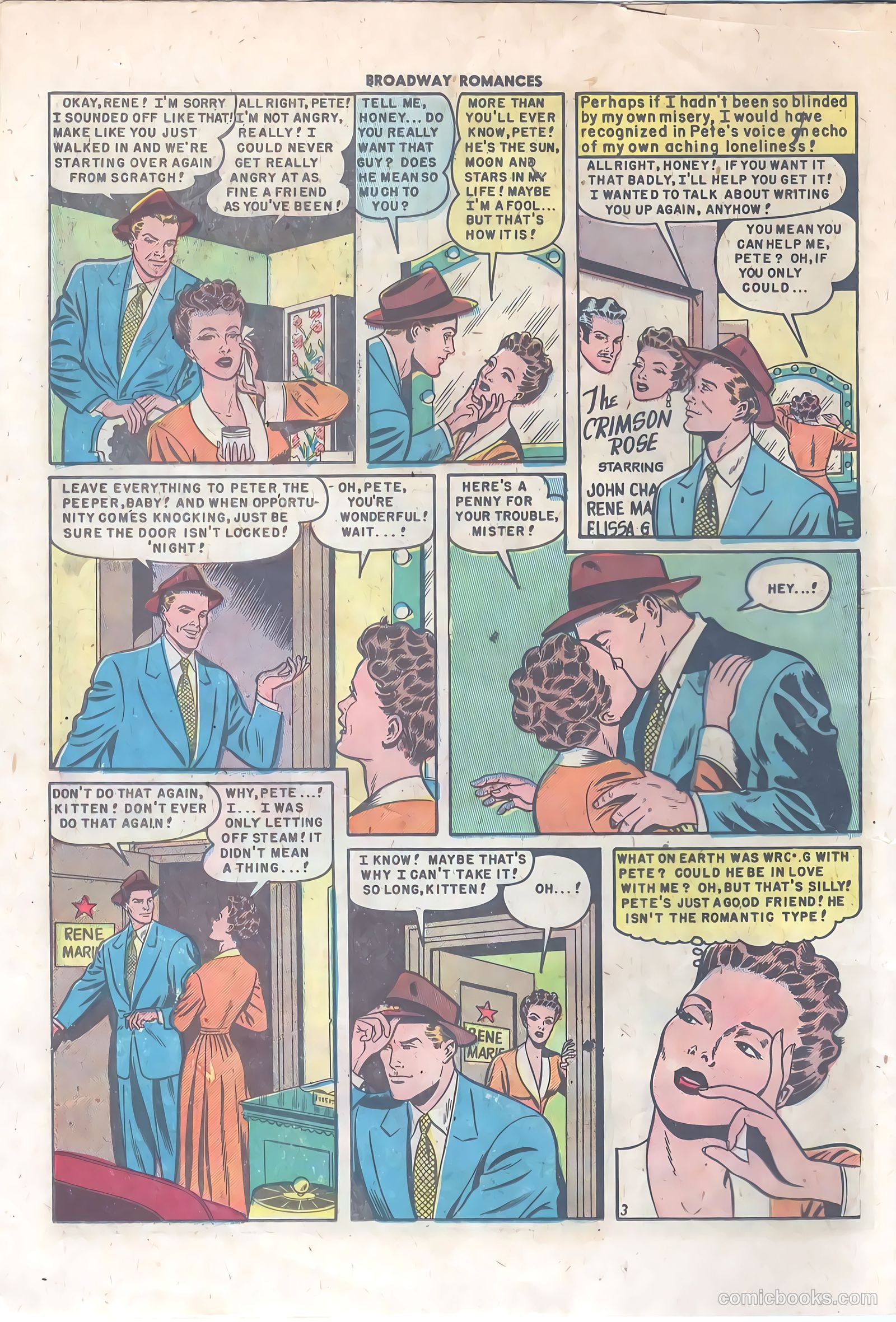 Broadway Romances #2 (1950) — page 14 of 36