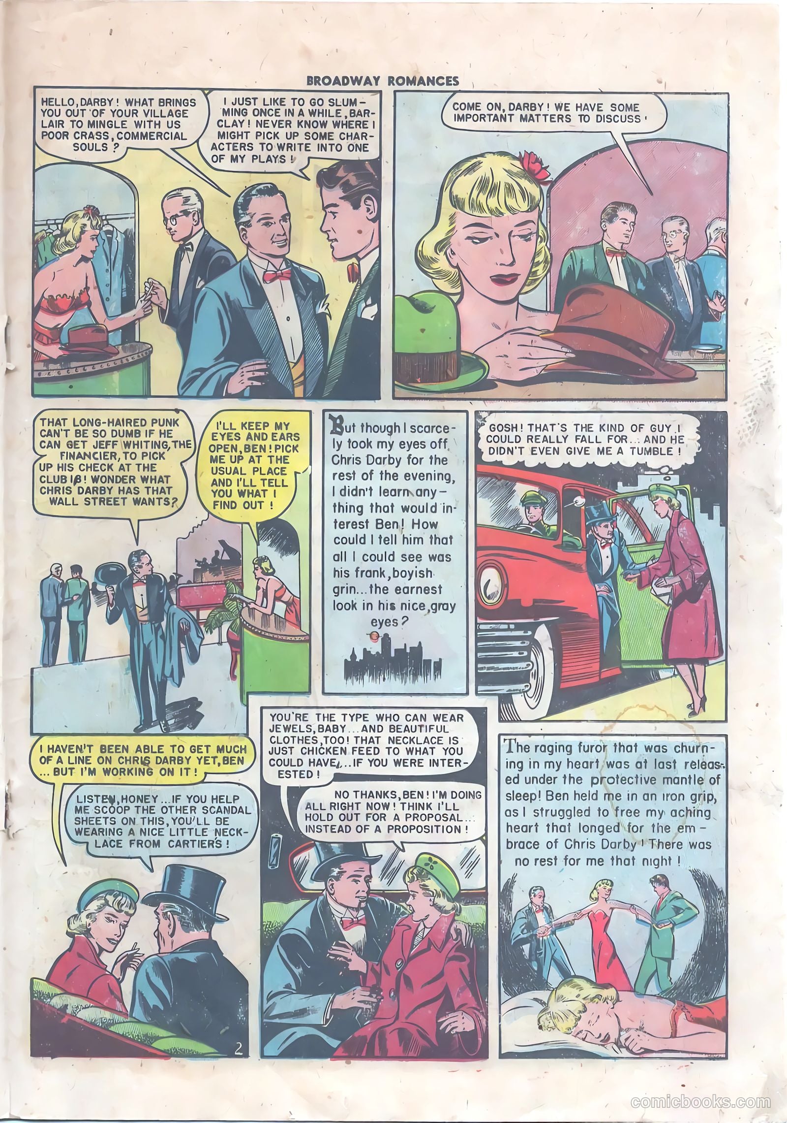 Broadway Romances #2 (1950) — page 19 of 36