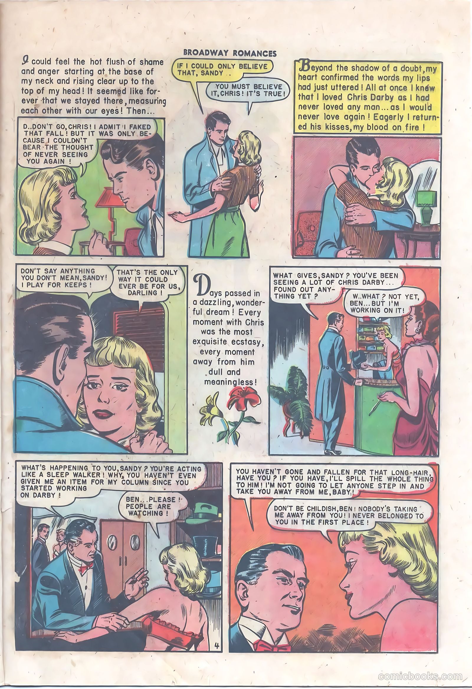 Broadway Romances #2 (1950) — page 21 of 36